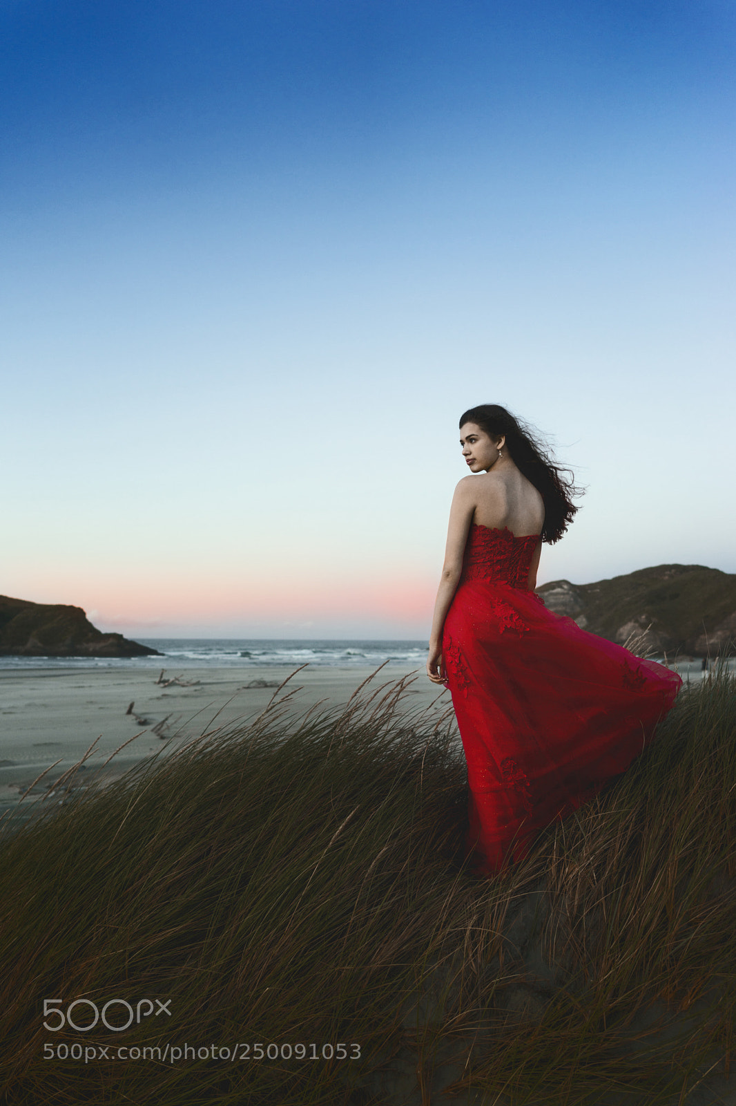 Sony a7 II sample photo. Lady in red photography