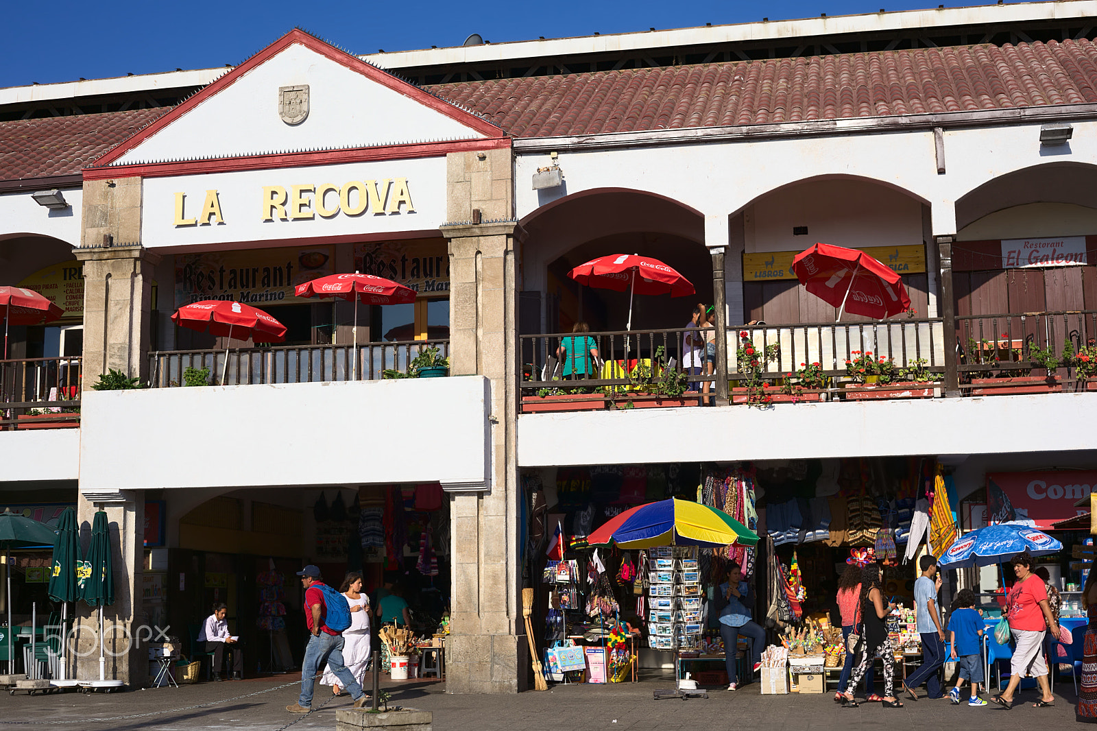 Canon EF 50mm F1.8 II sample photo. La recova market hall in la serena, chile photography