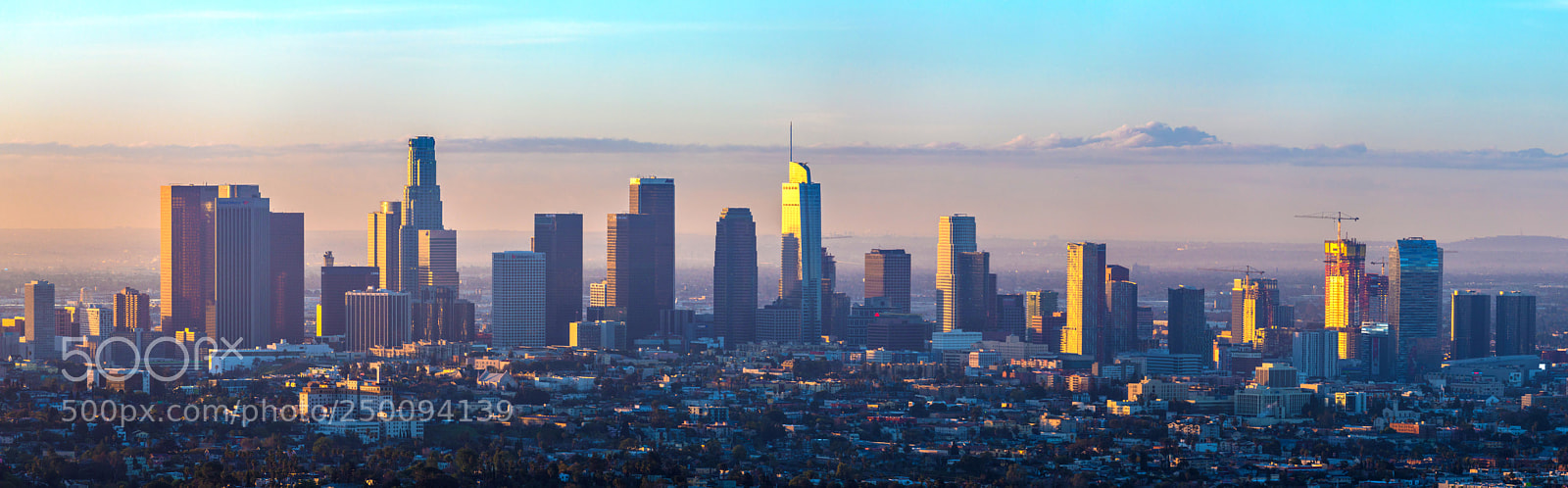 Canon EOS 5D Mark IV sample photo. Downtown la at sunrise photography