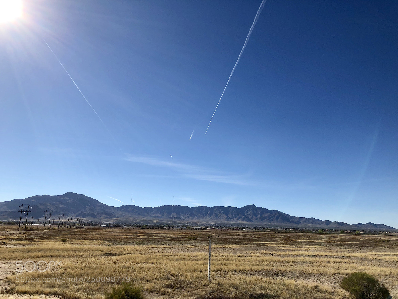 Apple iPhone X sample photo. Open blue sky  photography