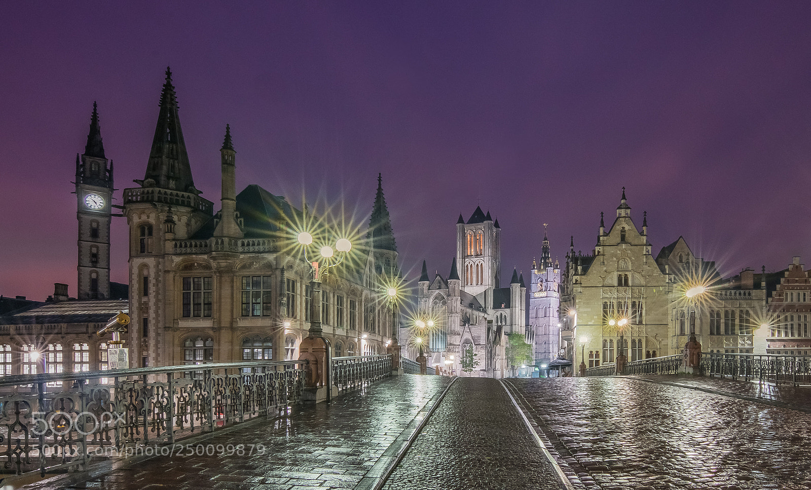 Sony a7R II sample photo. St michael's bridge ghent photography