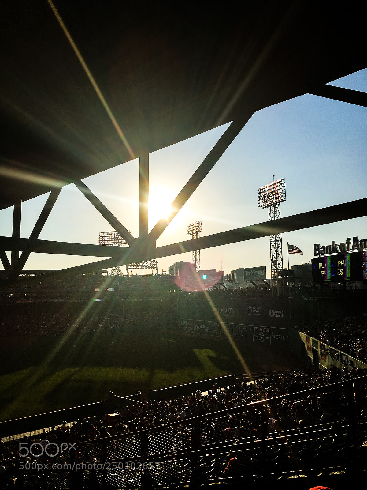 Apple iPhone SE sample photo. Fenway '17 photography