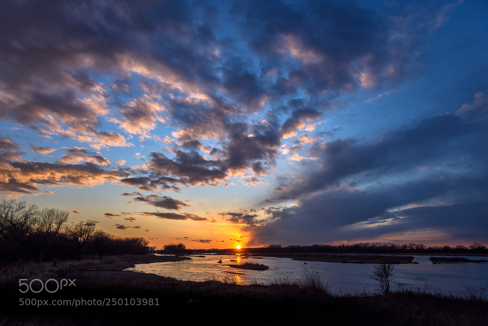 Nikon D810 sample photo. Sunset on the platte photography