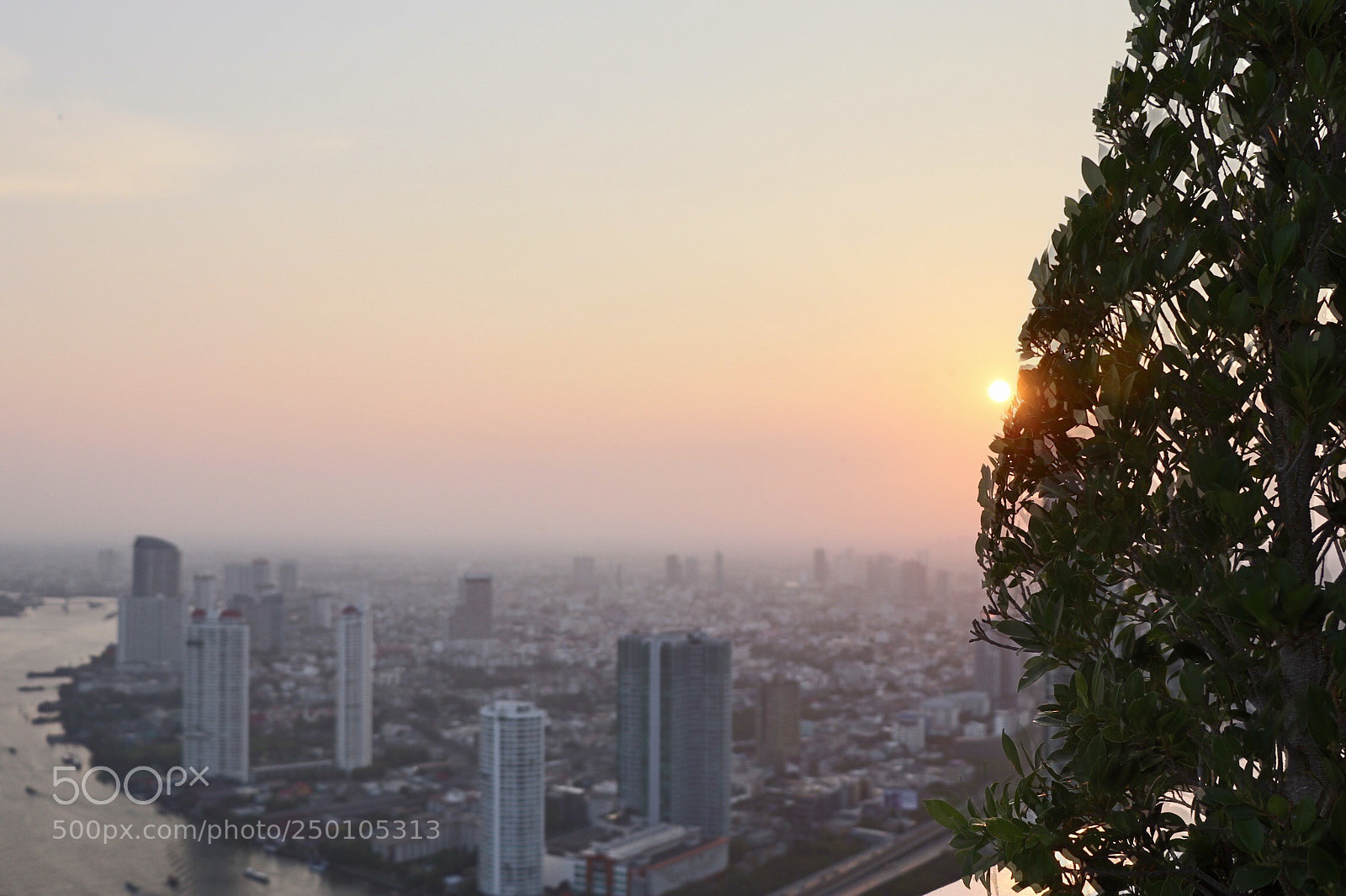 Canon EOS 77D (EOS 9000D / EOS 770D) sample photo. Sunset over bangkok photography