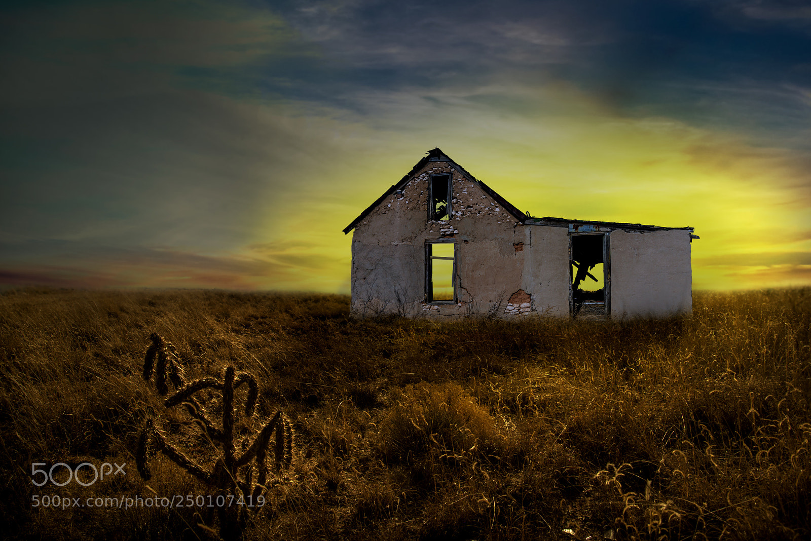 Nikon D800 sample photo. Old house at sundown photography