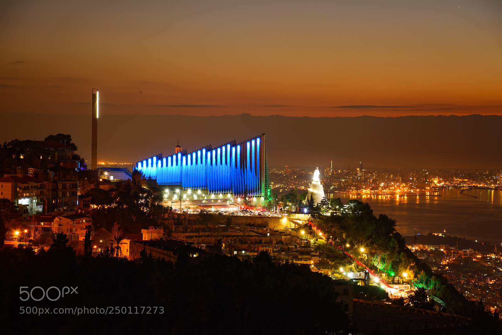 Nikon D5500 sample photo. Harissa church from bat'ha photography