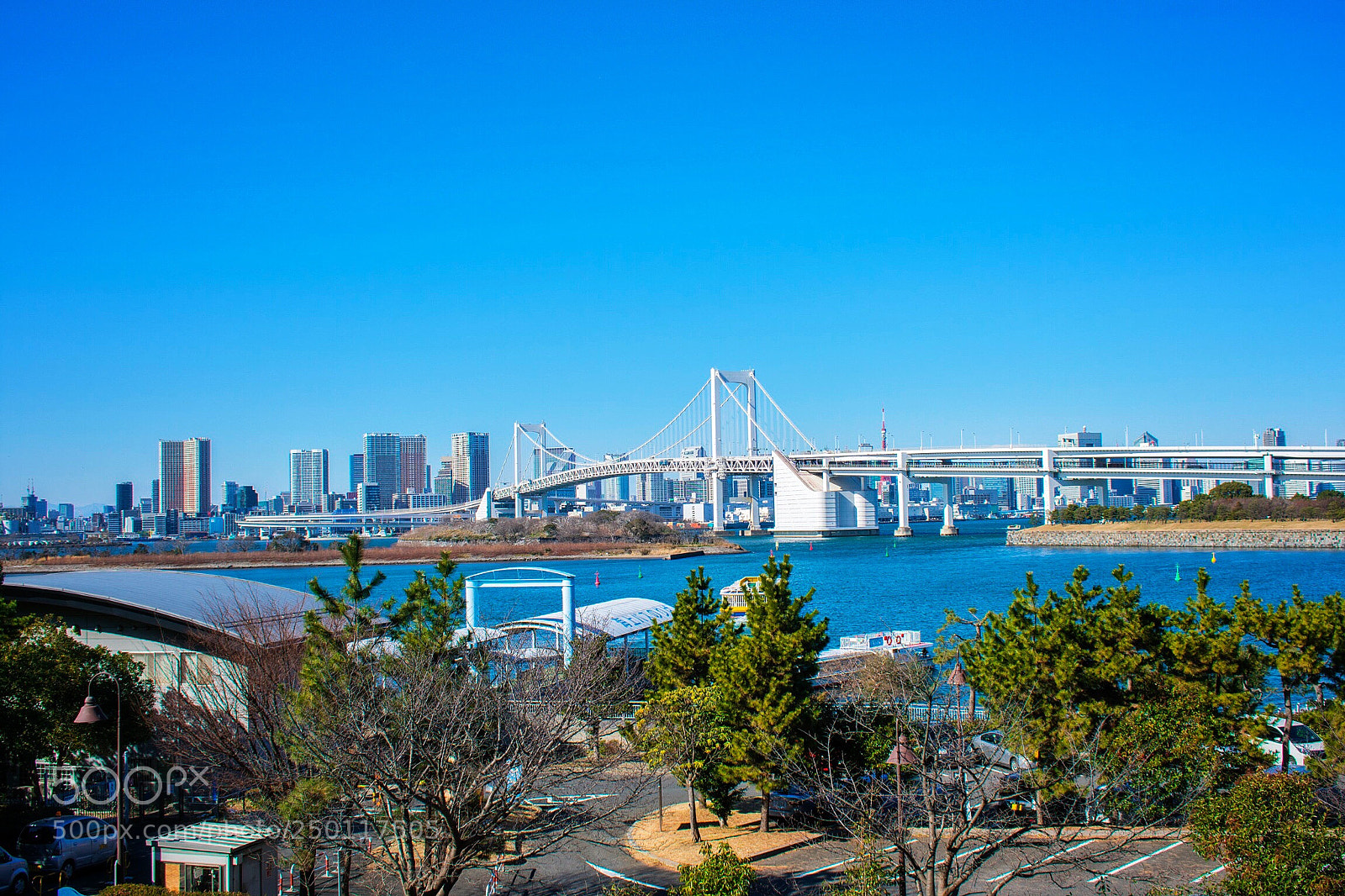 Nikon D3400 sample photo. Odaiba landscape
 photography