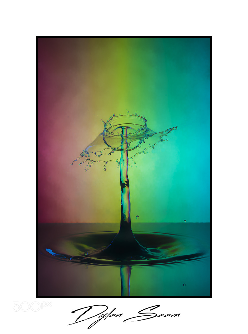 Canon EOS 70D sample photo. Water drop arc en photography