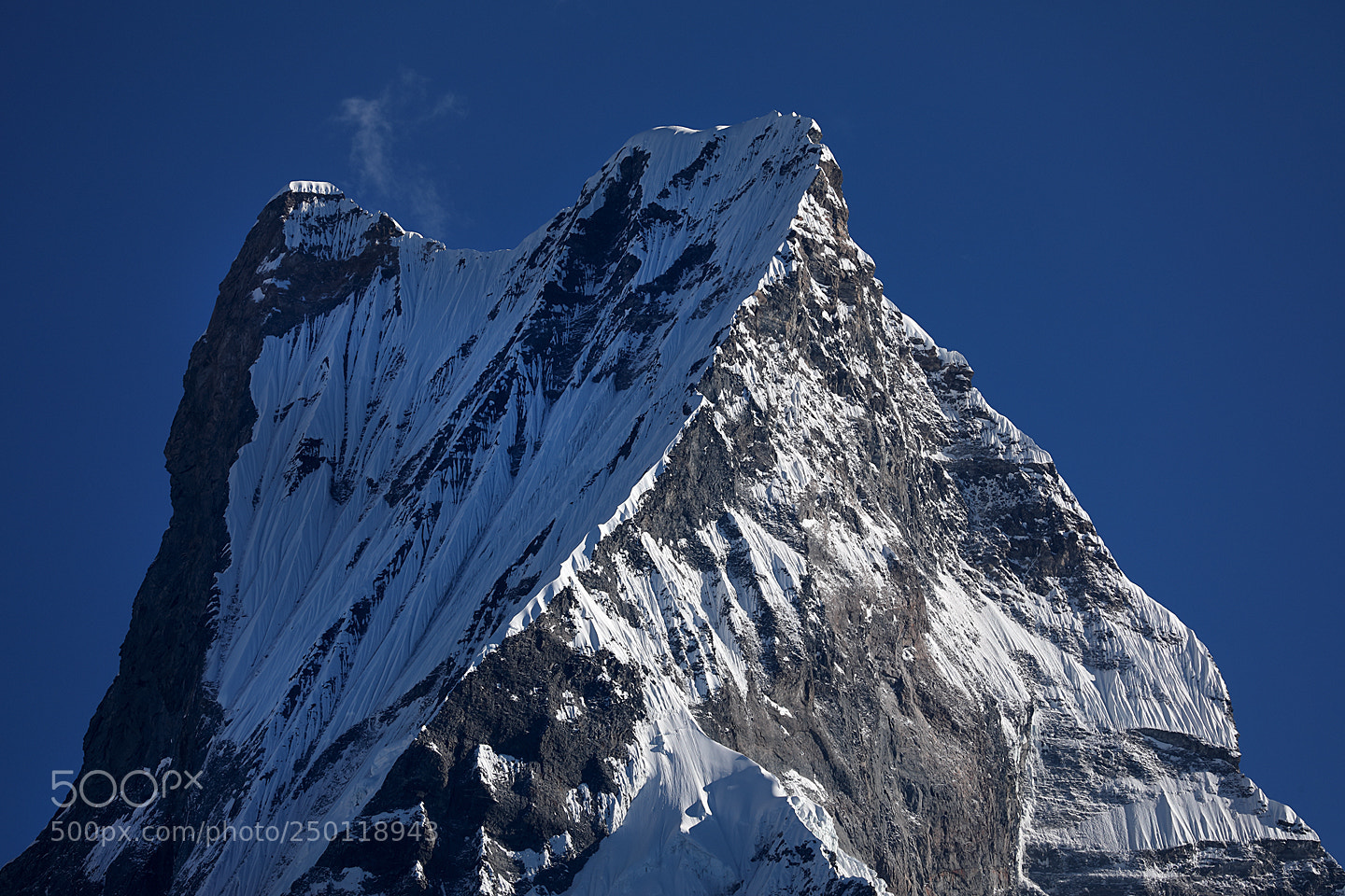 Canon EOS 5D Mark IV sample photo. Machapuchare (6998 m) photography