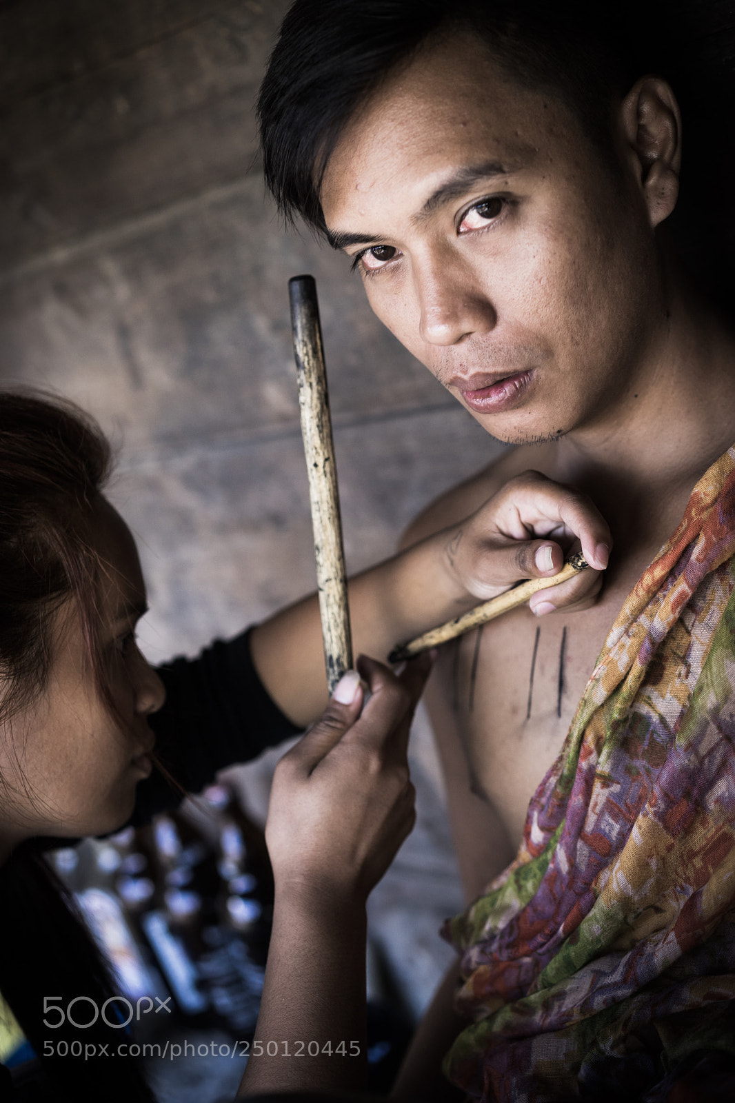 Sony a7 II sample photo. Traditional tattooing, as performed photography