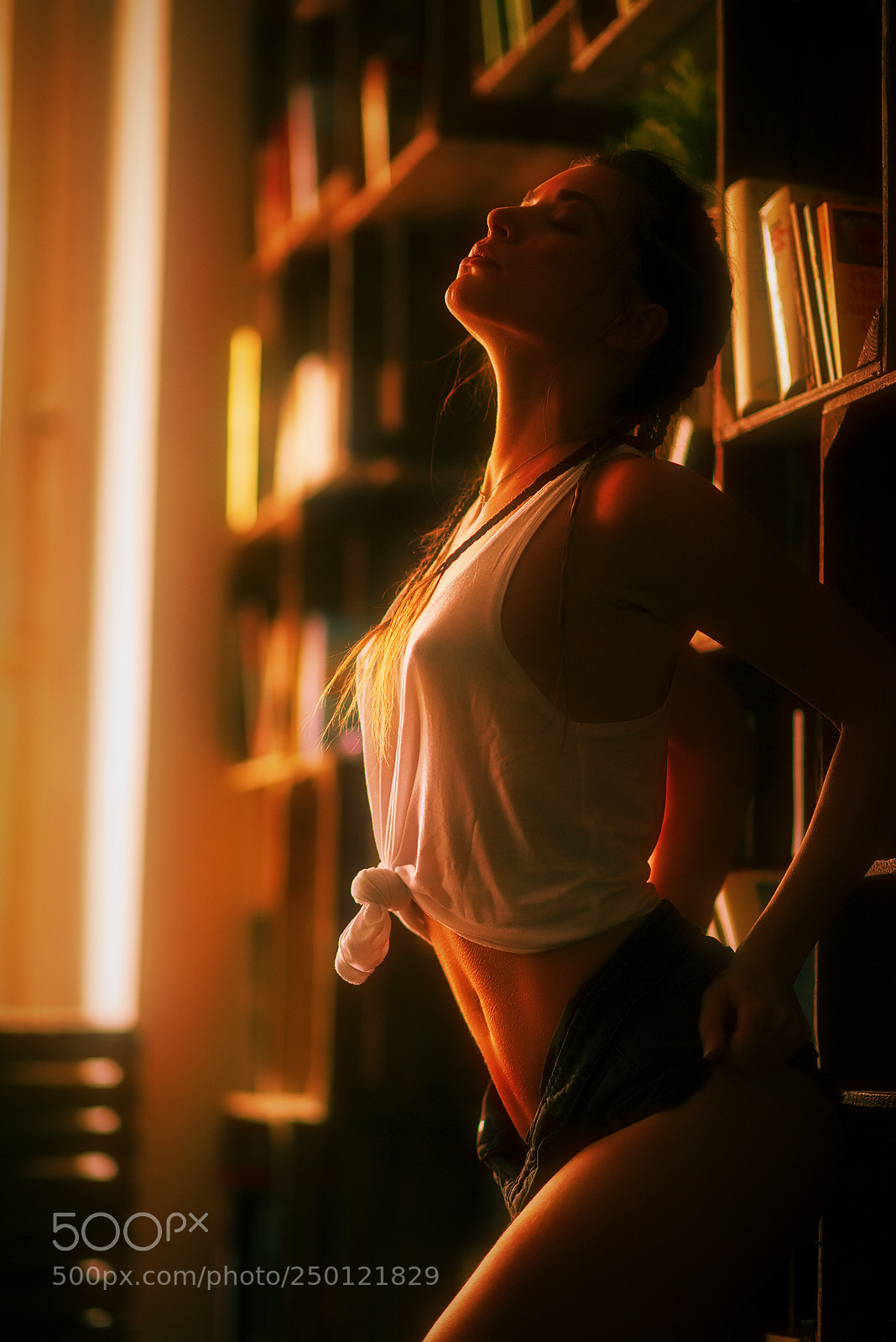 Nikon D810 sample photo. Girl on fire photography