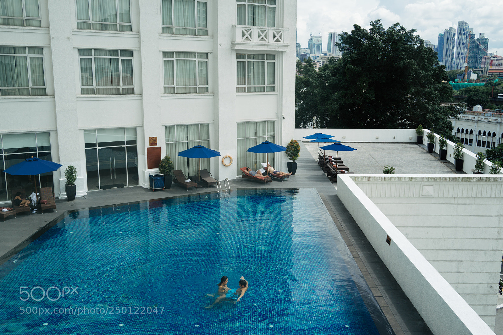 Sony Cyber-shot DSC-RX1 sample photo. Poolside photography