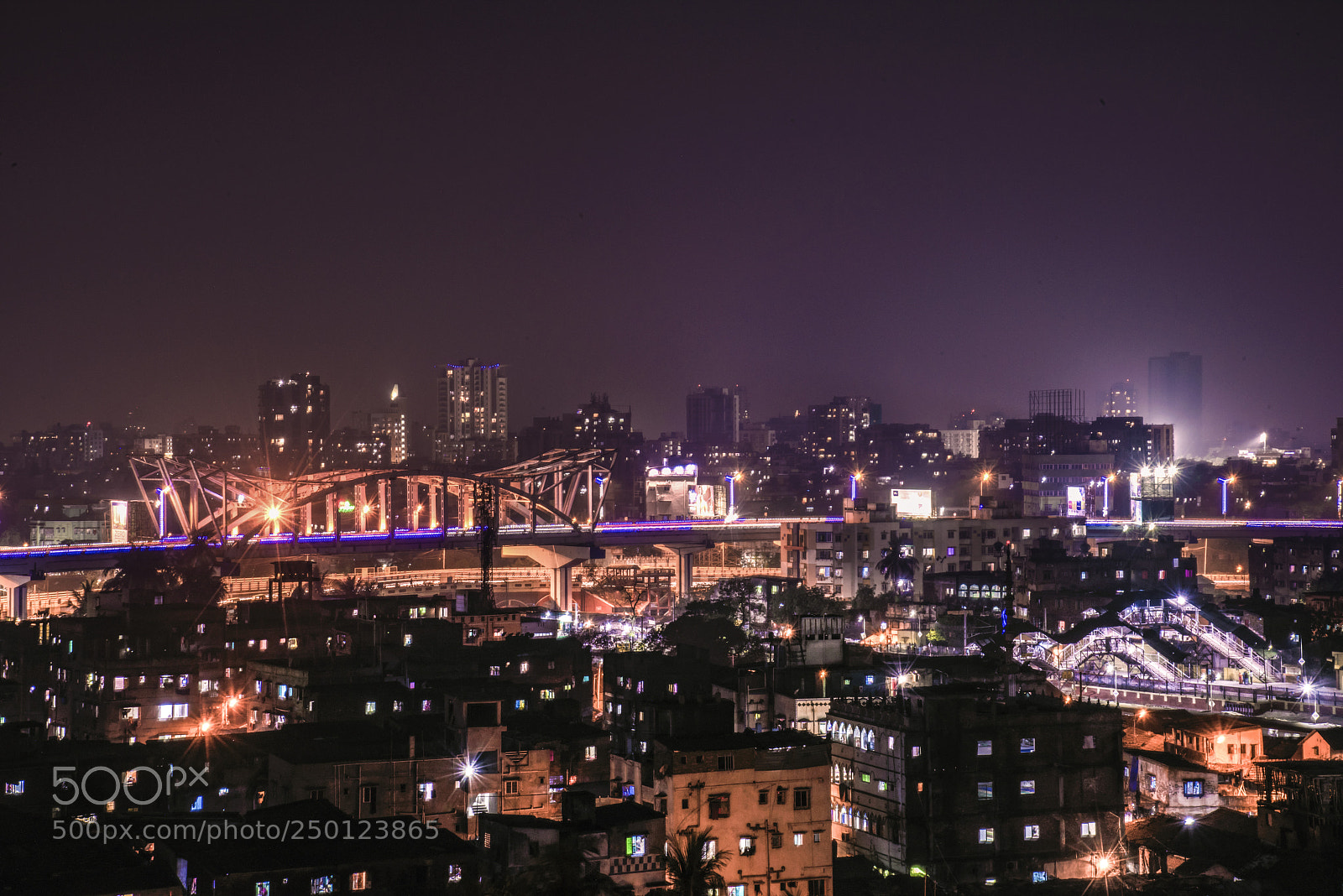 Nikon D810 sample photo. City light photography