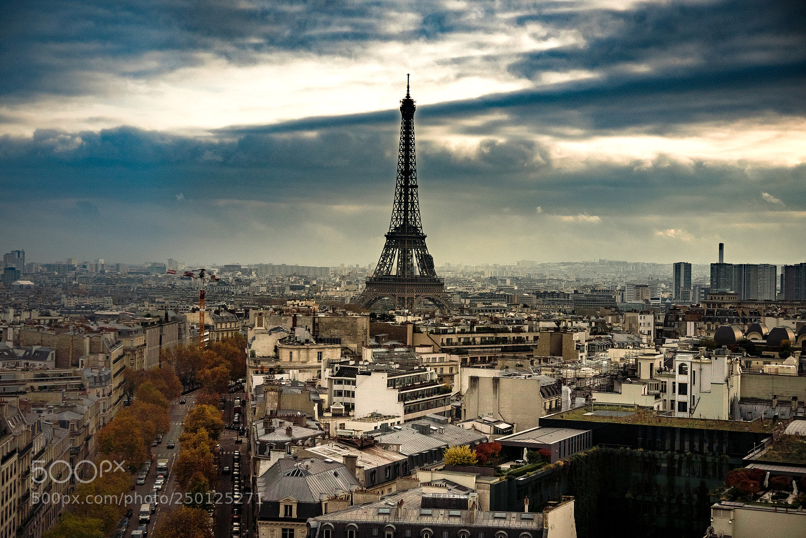 Sony a7R II sample photo. Sunset in paris photography