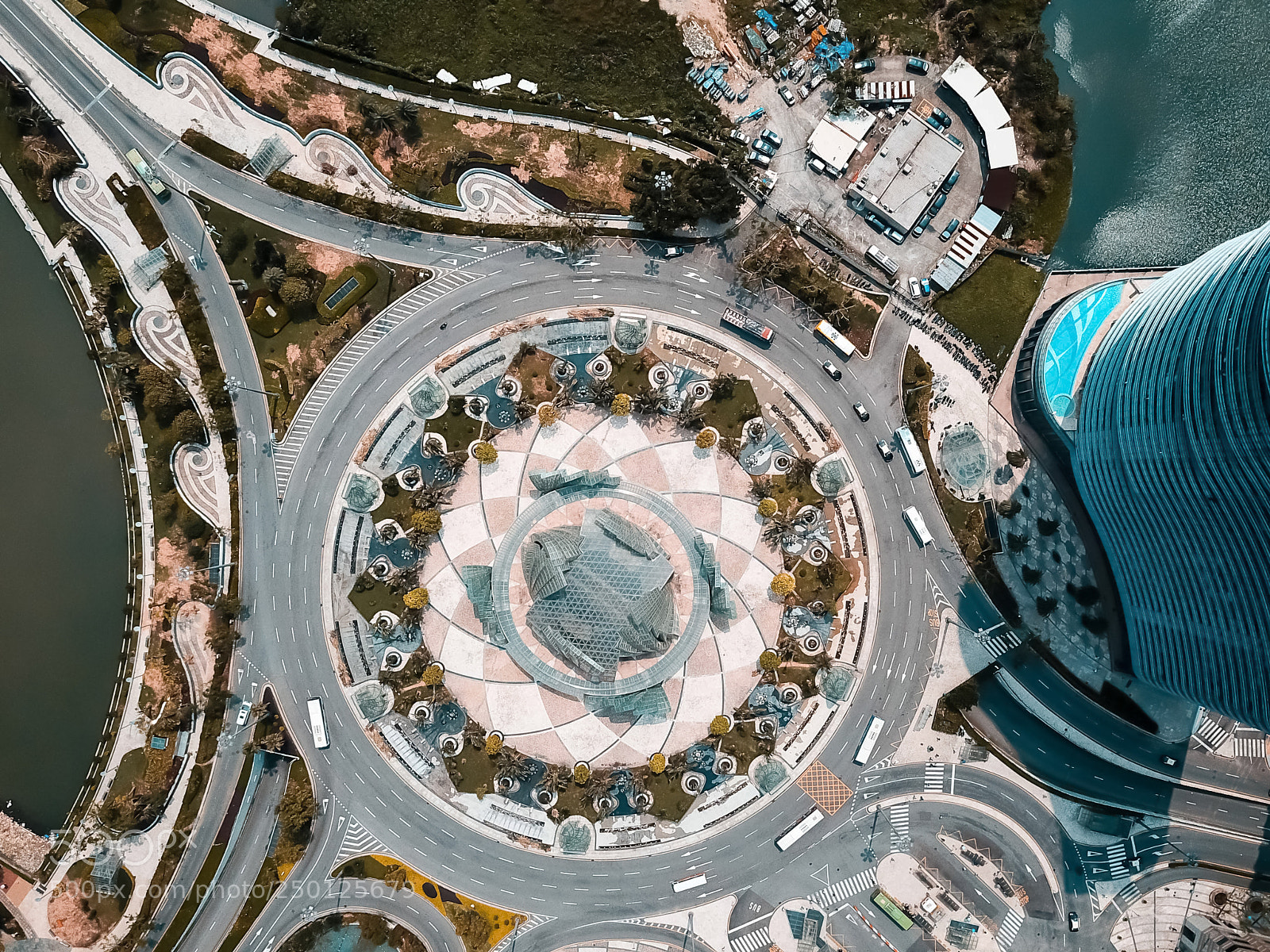 DJI FC220 sample photo. Drone view of a photography