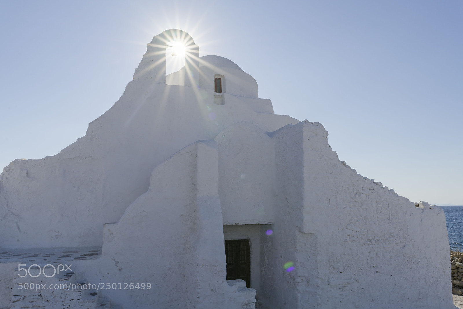 Sony a7 II sample photo. Paraportiani curch in mykonos photography
