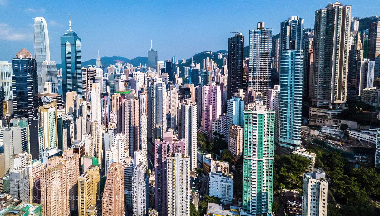 DJI FC220 sample photo. Busy metropolis with high photography