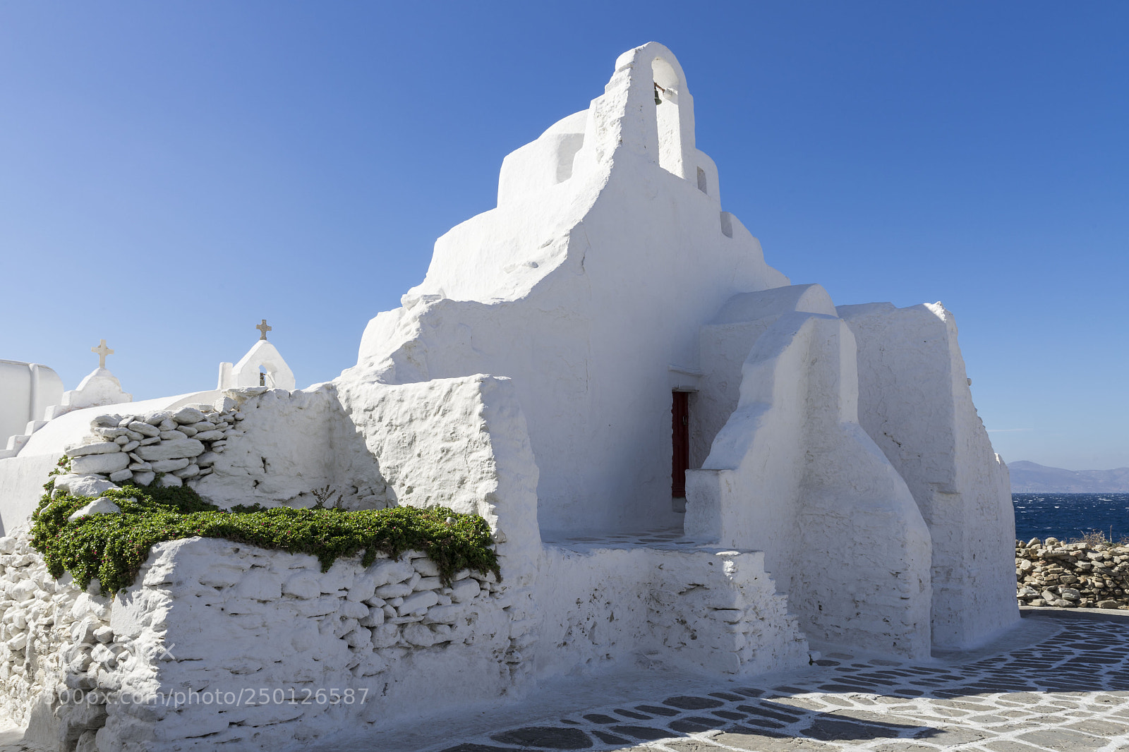 Sony a7 II sample photo. Paraportiani curch in mykonos photography