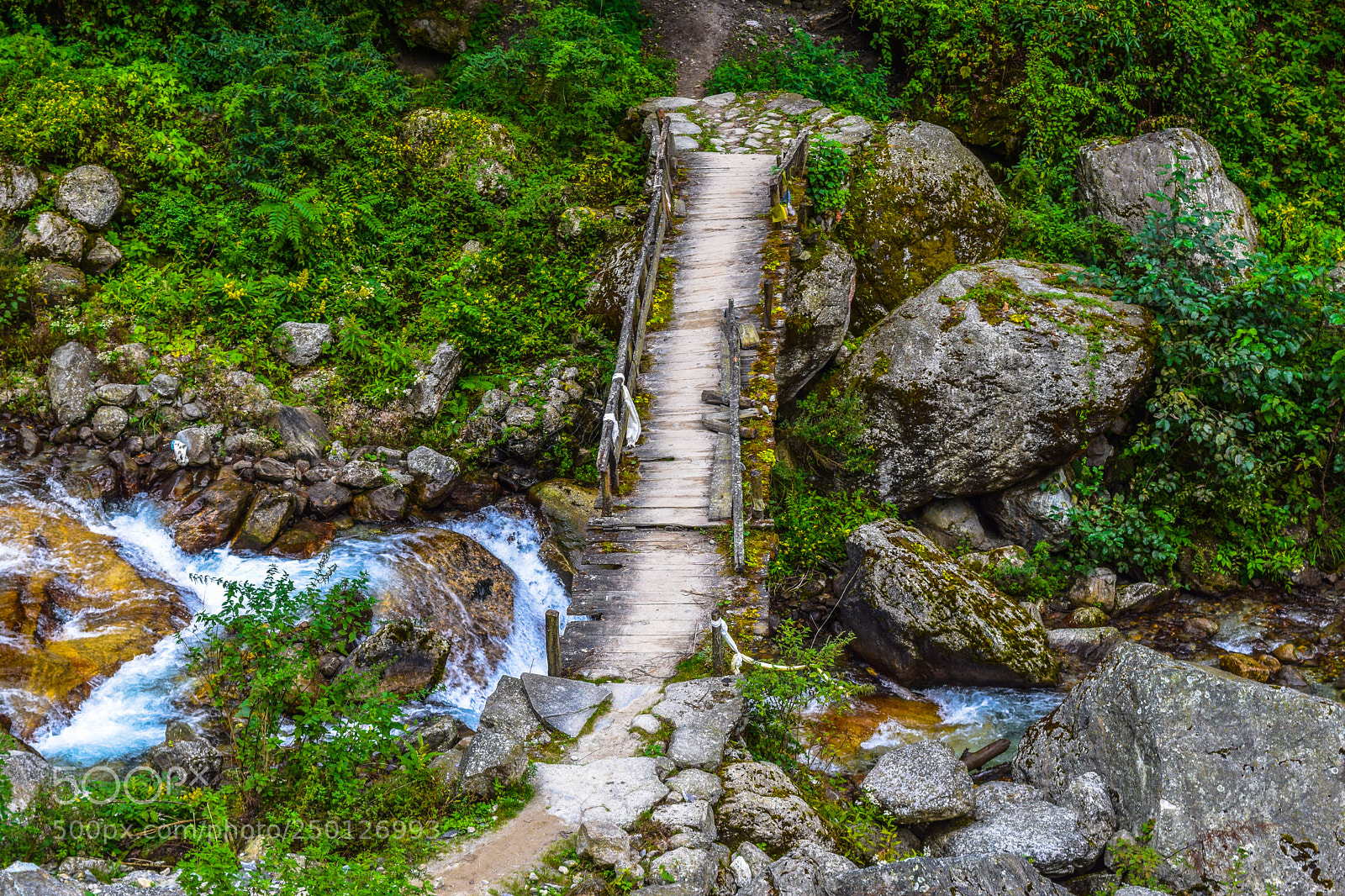 Nikon D5300 sample photo. A bridge in annapurna photography