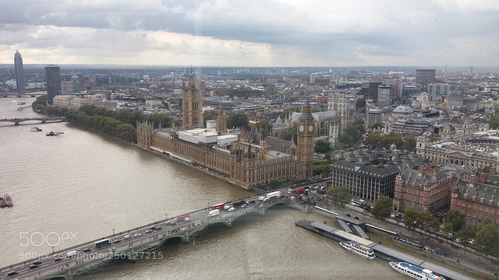Samsung Galaxy J5 sample photo. London eye view photography