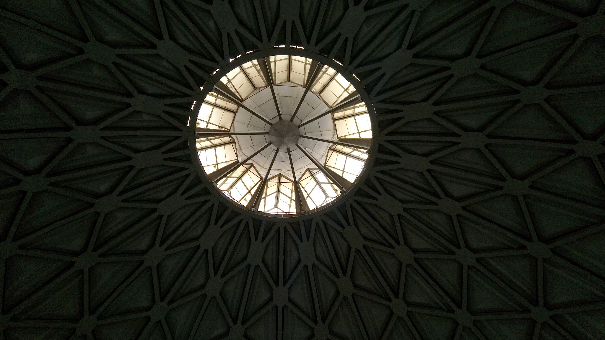Meizu M3s sample photo. Chorsu bazar's dome. inside view photography