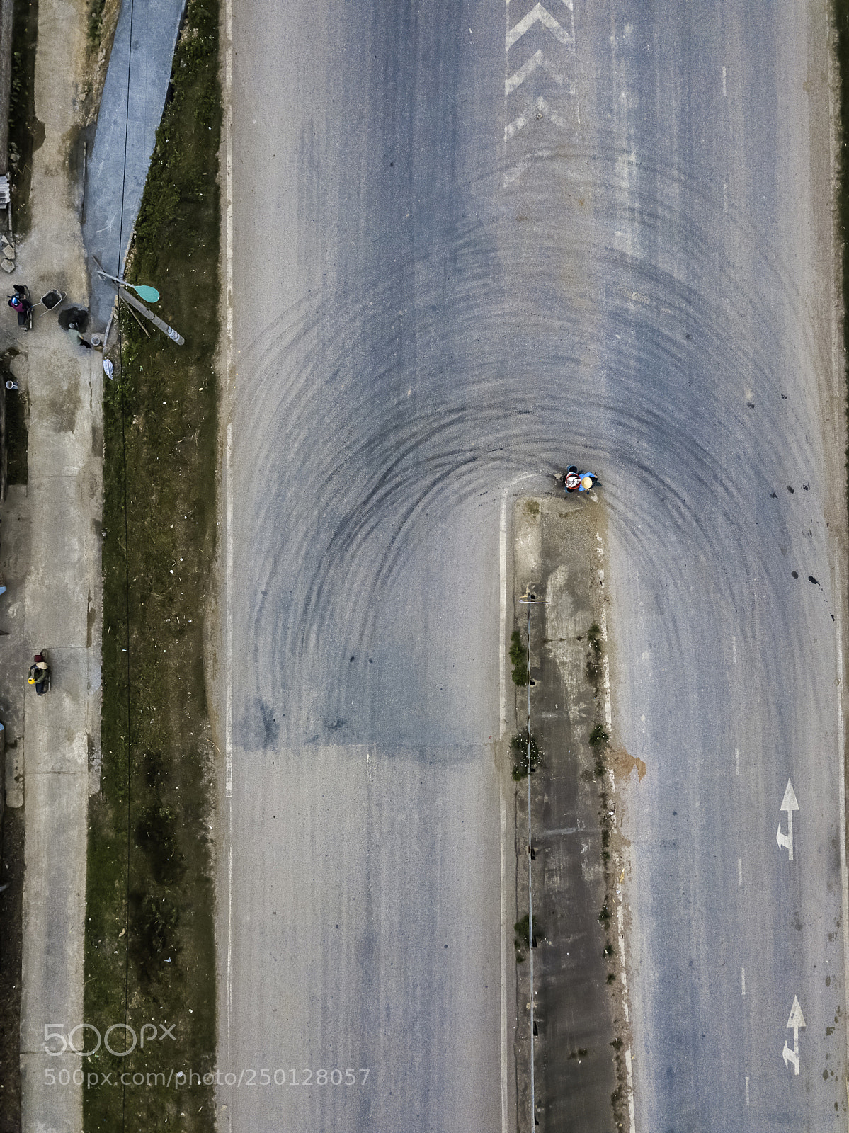 DJI FC220 sample photo. Drone view of old photography