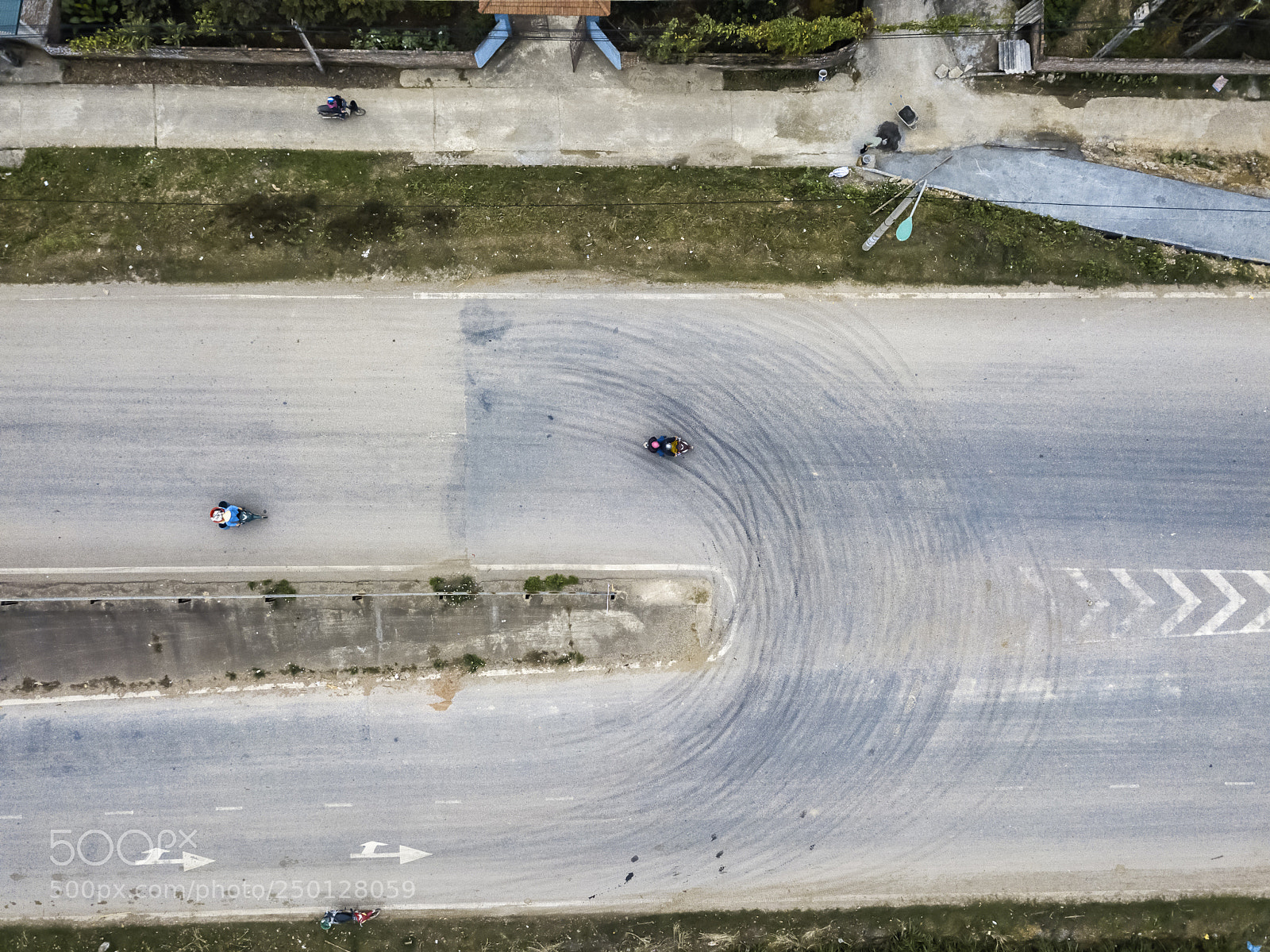 DJI FC220 sample photo. Drone view of old photography