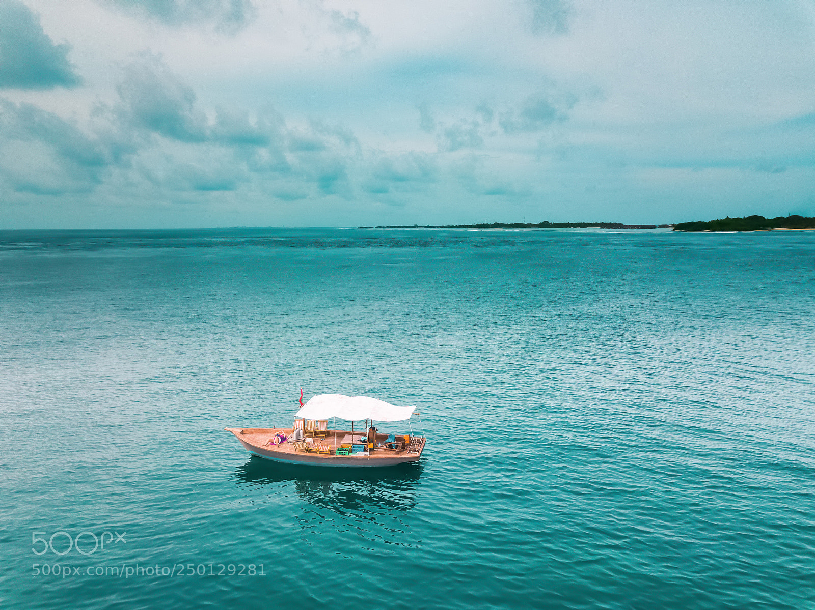 DJI FC220 sample photo. Wood boat in the photography