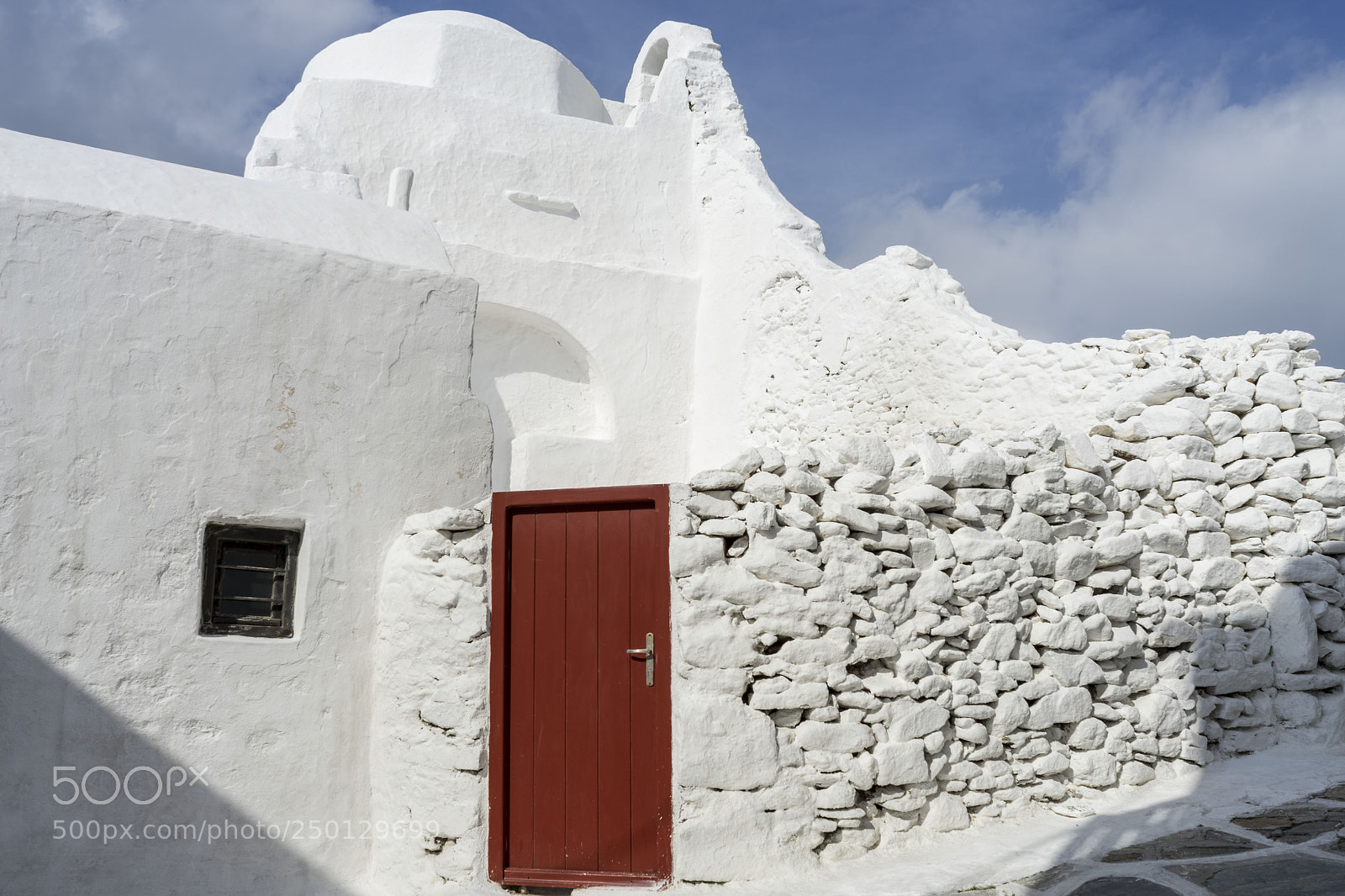 Sony a7 II sample photo. Paraportiani curch in mykonos photography