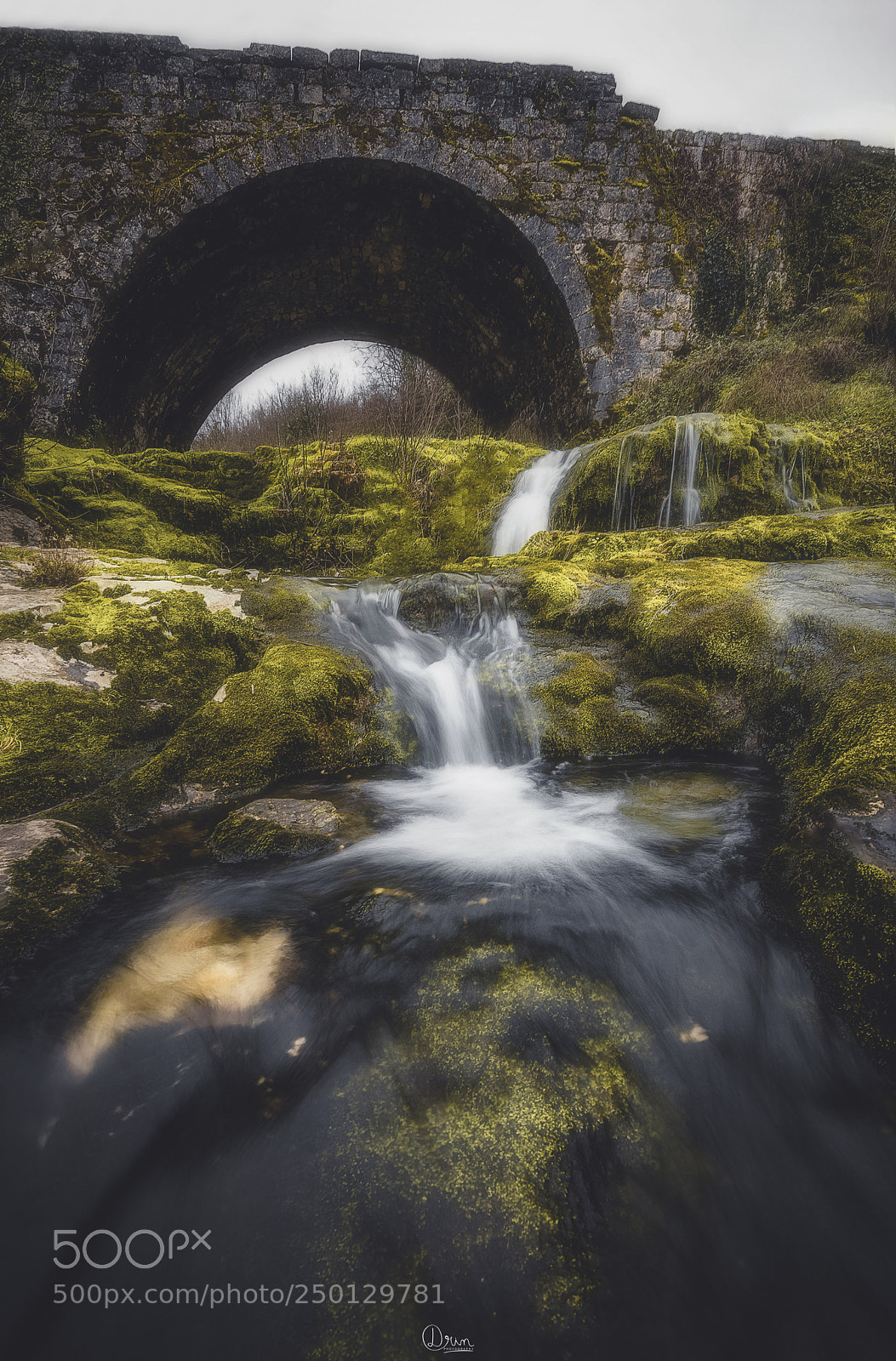 Nikon D7200 sample photo. The bridge & the waterfall photography