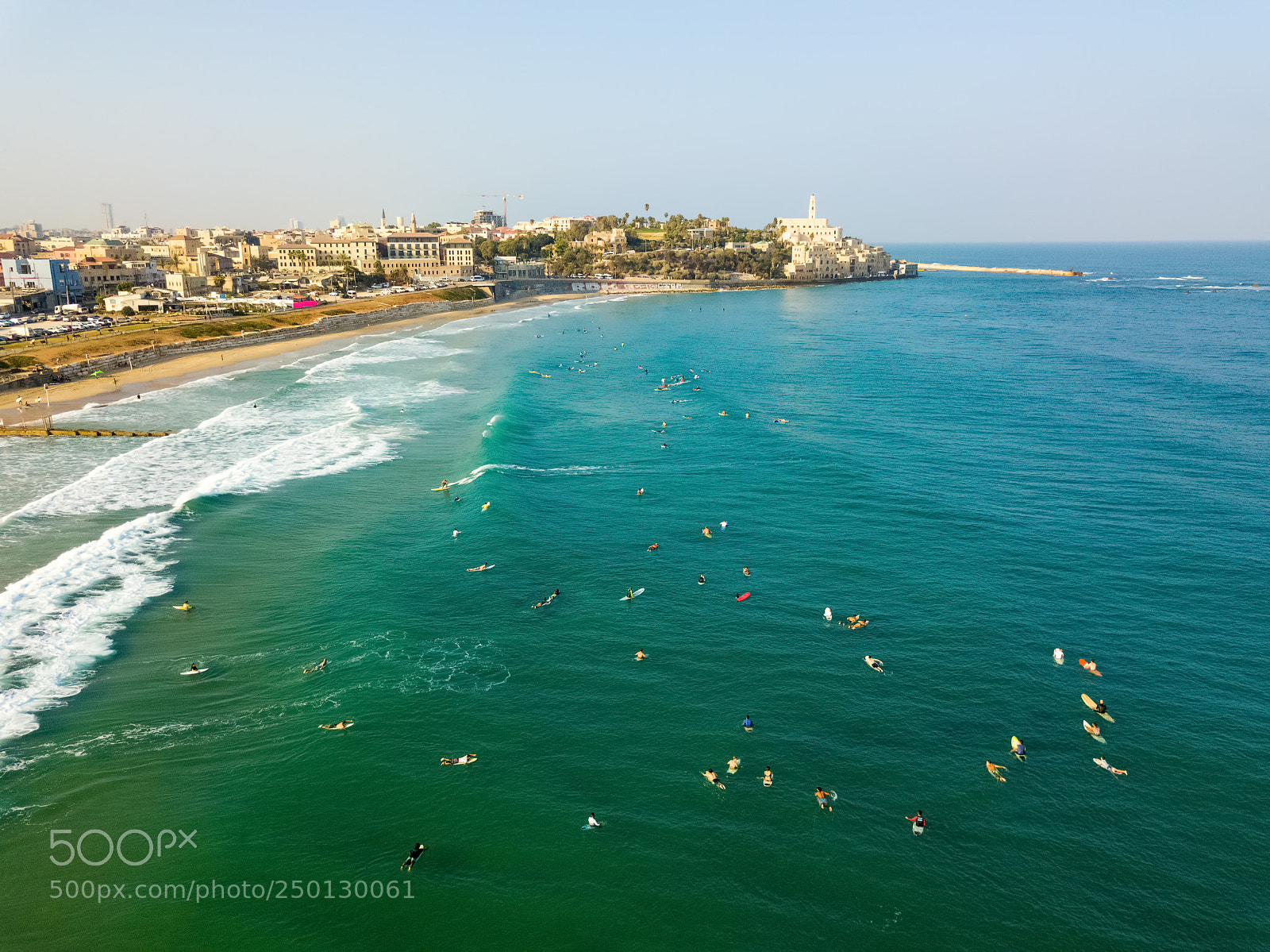 DJI FC220 sample photo. Surfing with the old photography