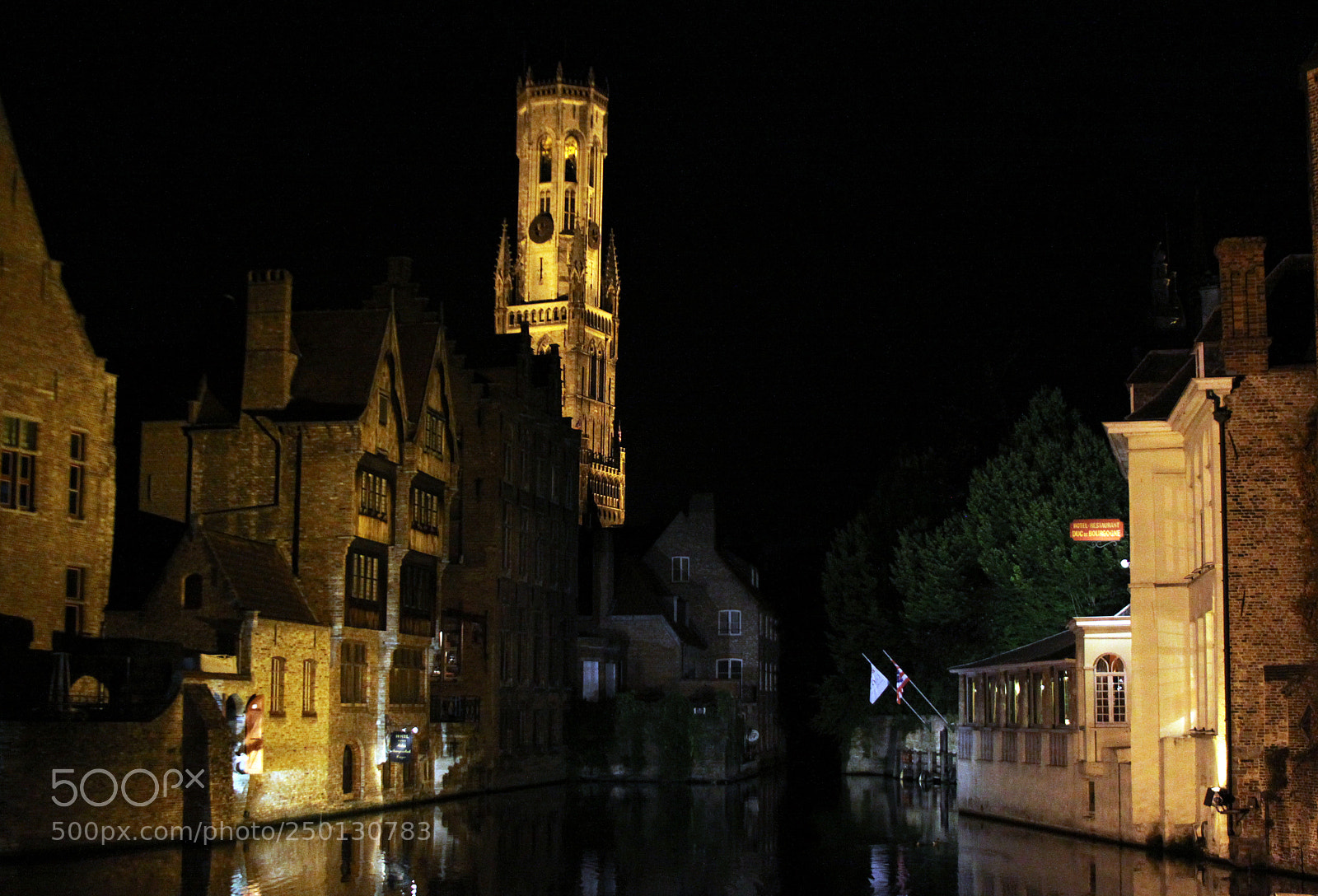 Canon EOS 50D sample photo. Brugge at night photography