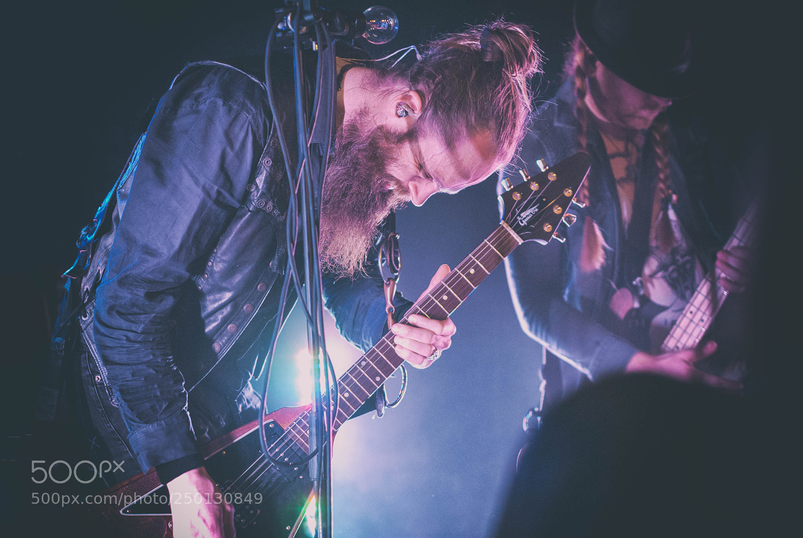 Nikon D200 sample photo. Sólstafir in concert photography