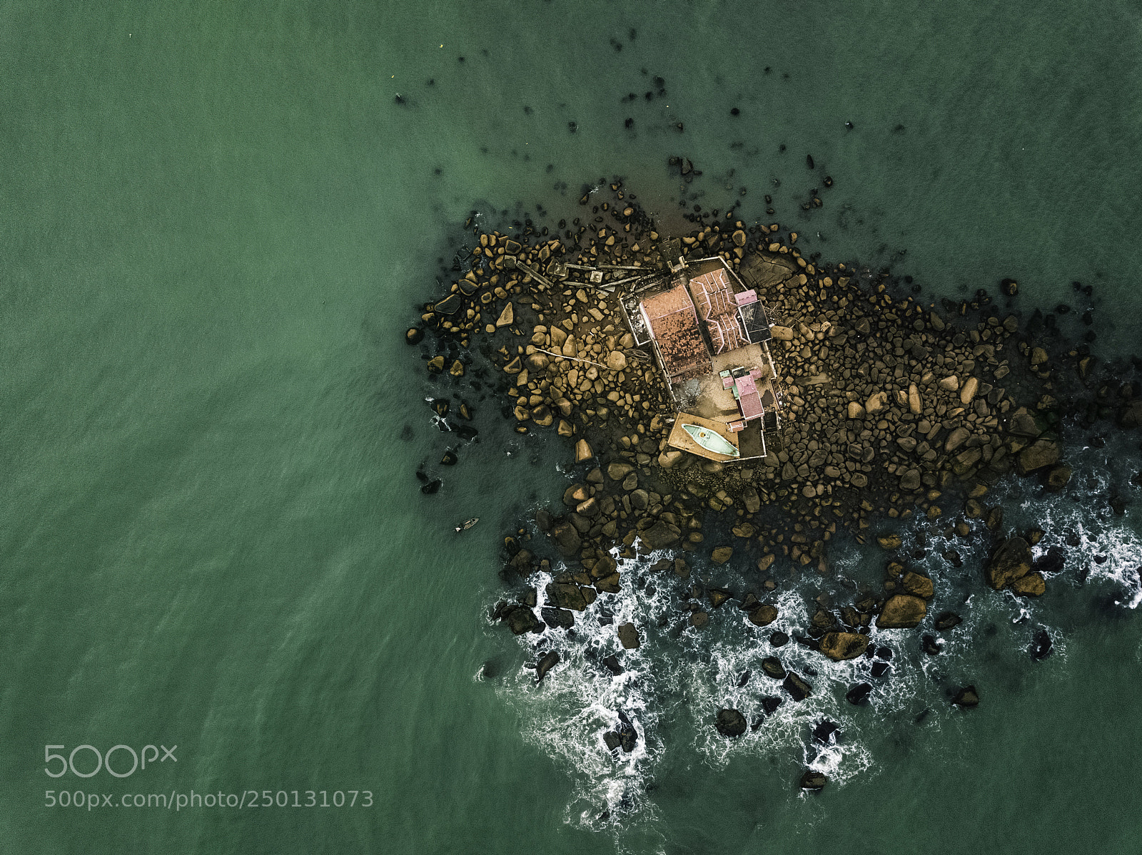 DJI FC220 sample photo. Drone view of house photography