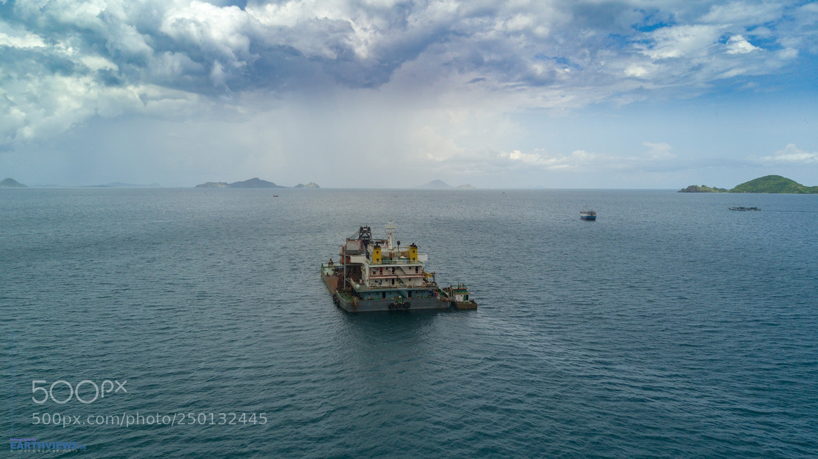 DJI FC220 sample photo. Working place on sea (19) photography
