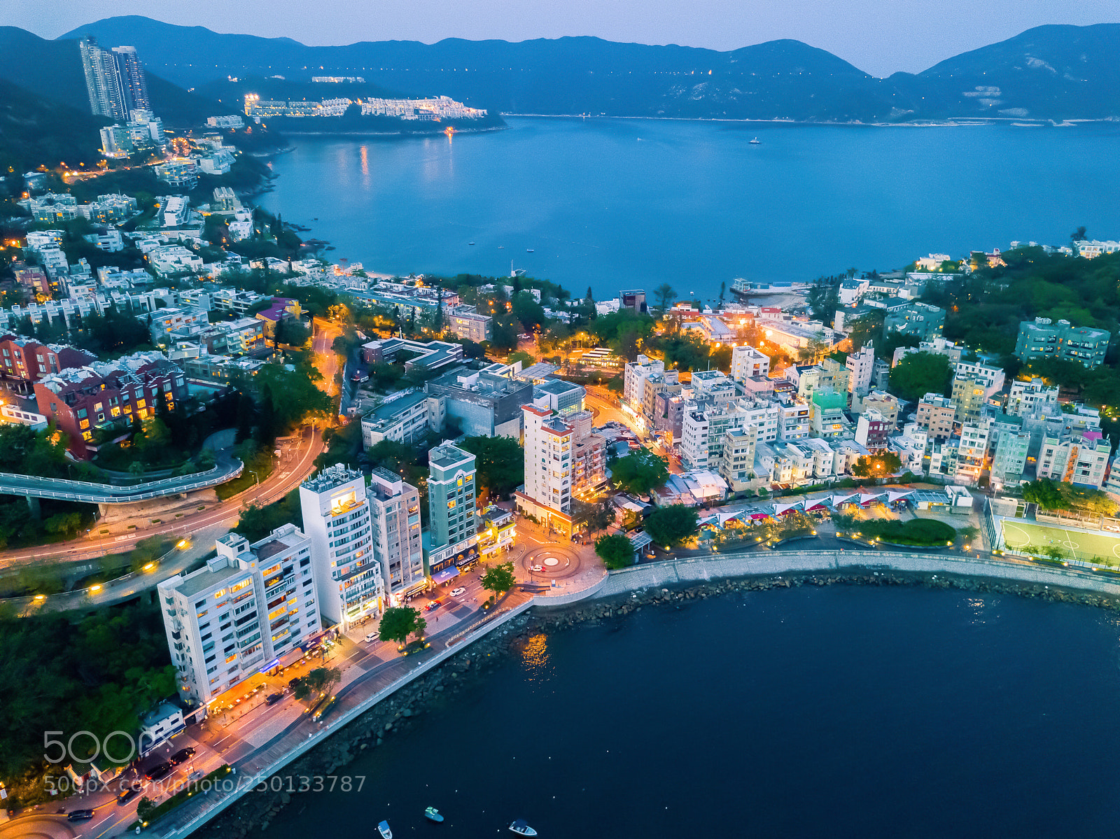 DJI FC220 sample photo. City in the mountains photography
