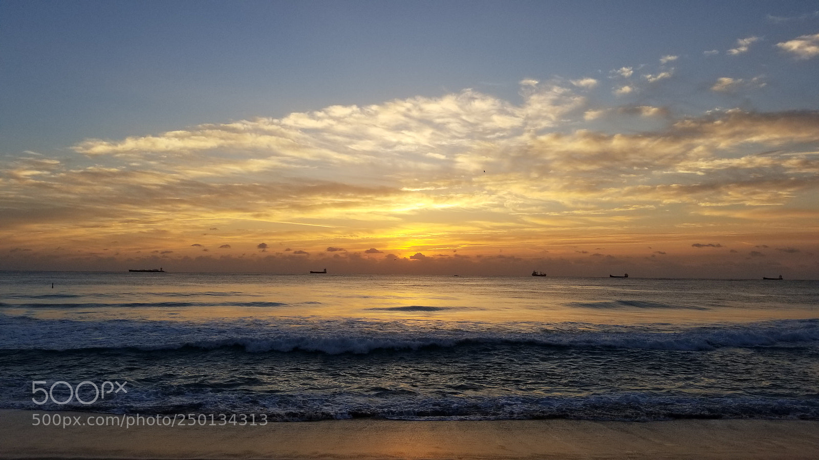 Samsung Galaxy S8+ sample photo. Fort lauderdale beach sunrise photography