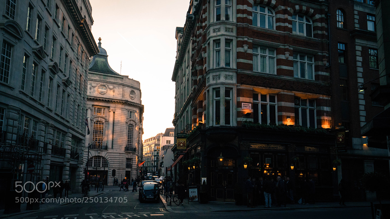 Sony a7R II sample photo. Evening in soho photography