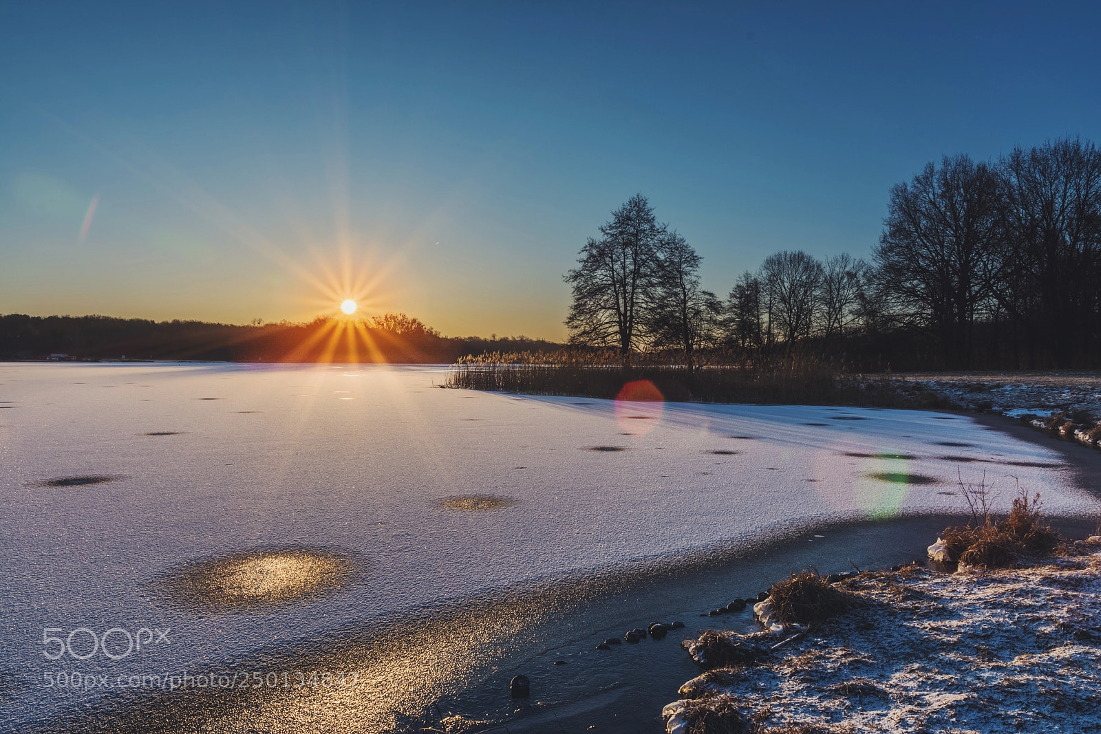 Nikon D7100 sample photo. Icy sunrise photography