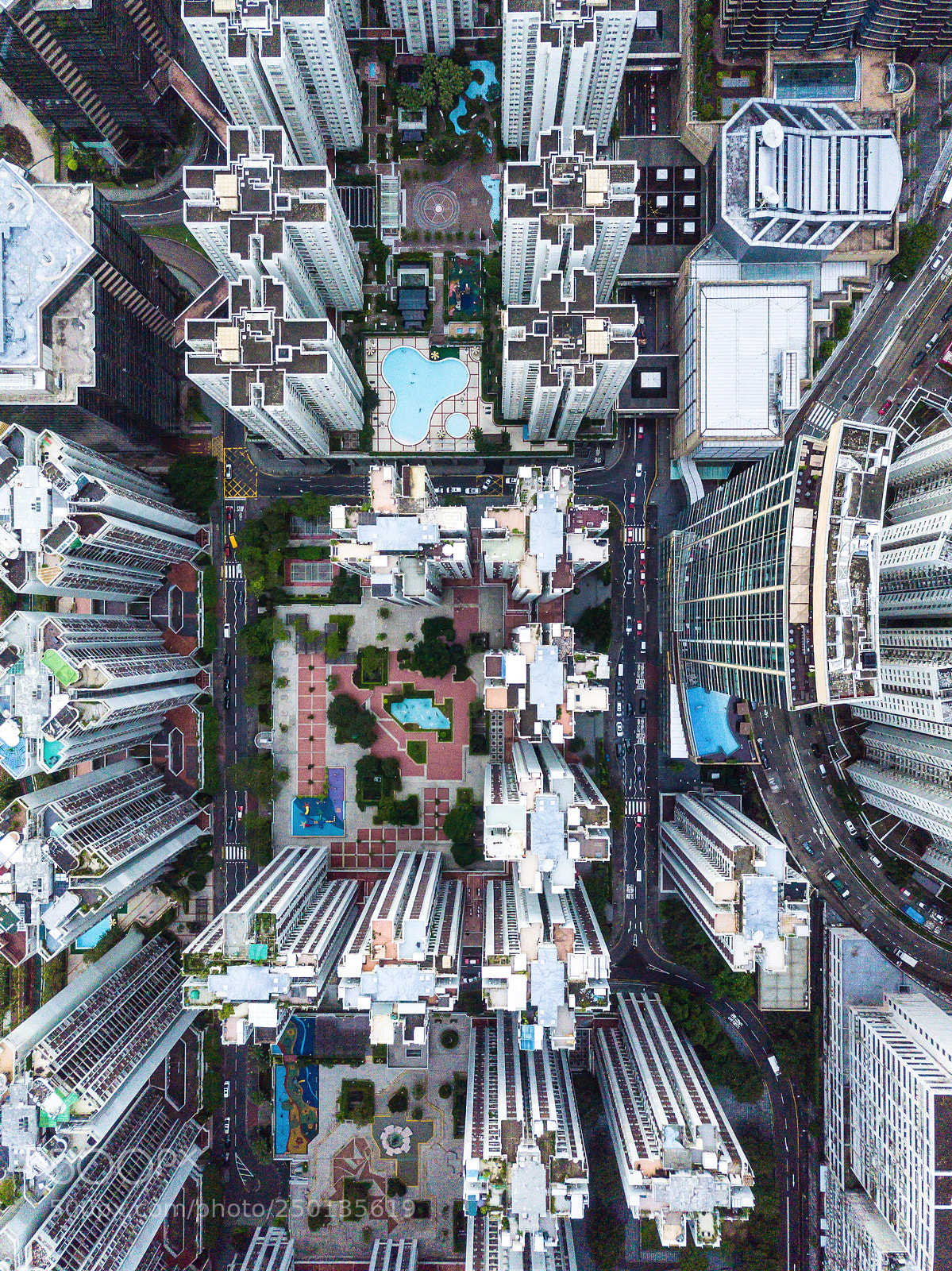 DJI FC220 sample photo. Hong kong from above photography