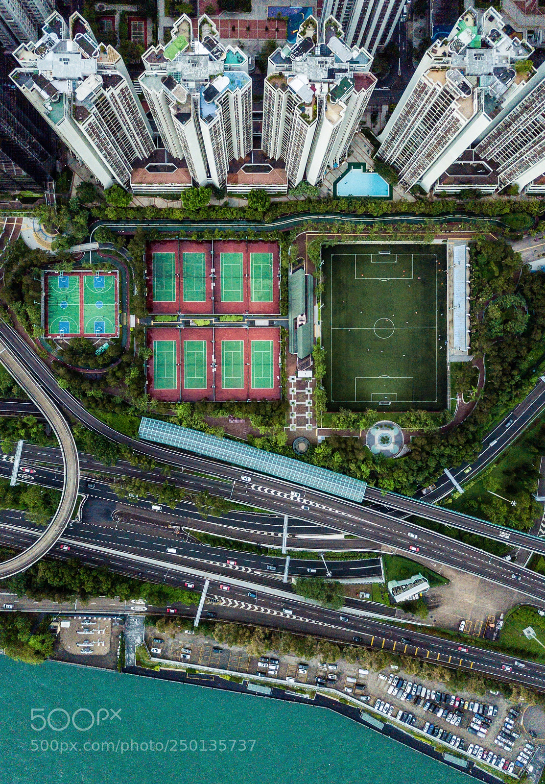 DJI FC220 sample photo. Hong kong from above photography