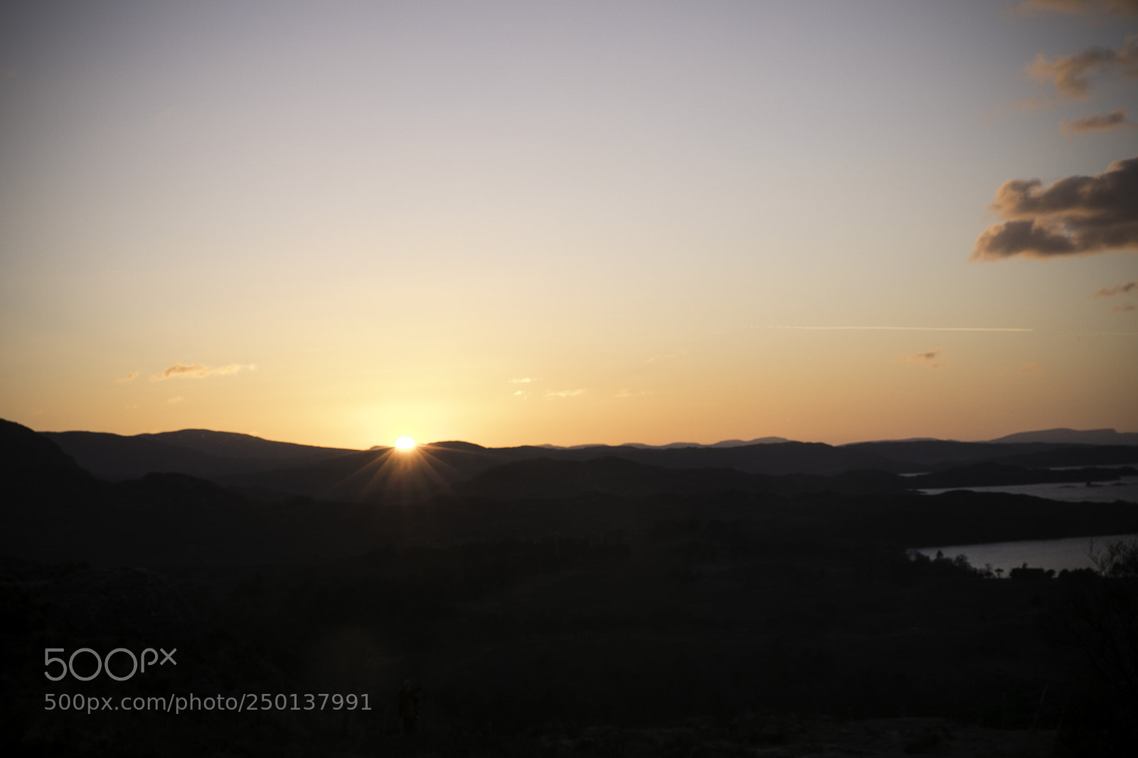 Canon EOS 5D Mark IV sample photo. Sunset over loch torridon photography