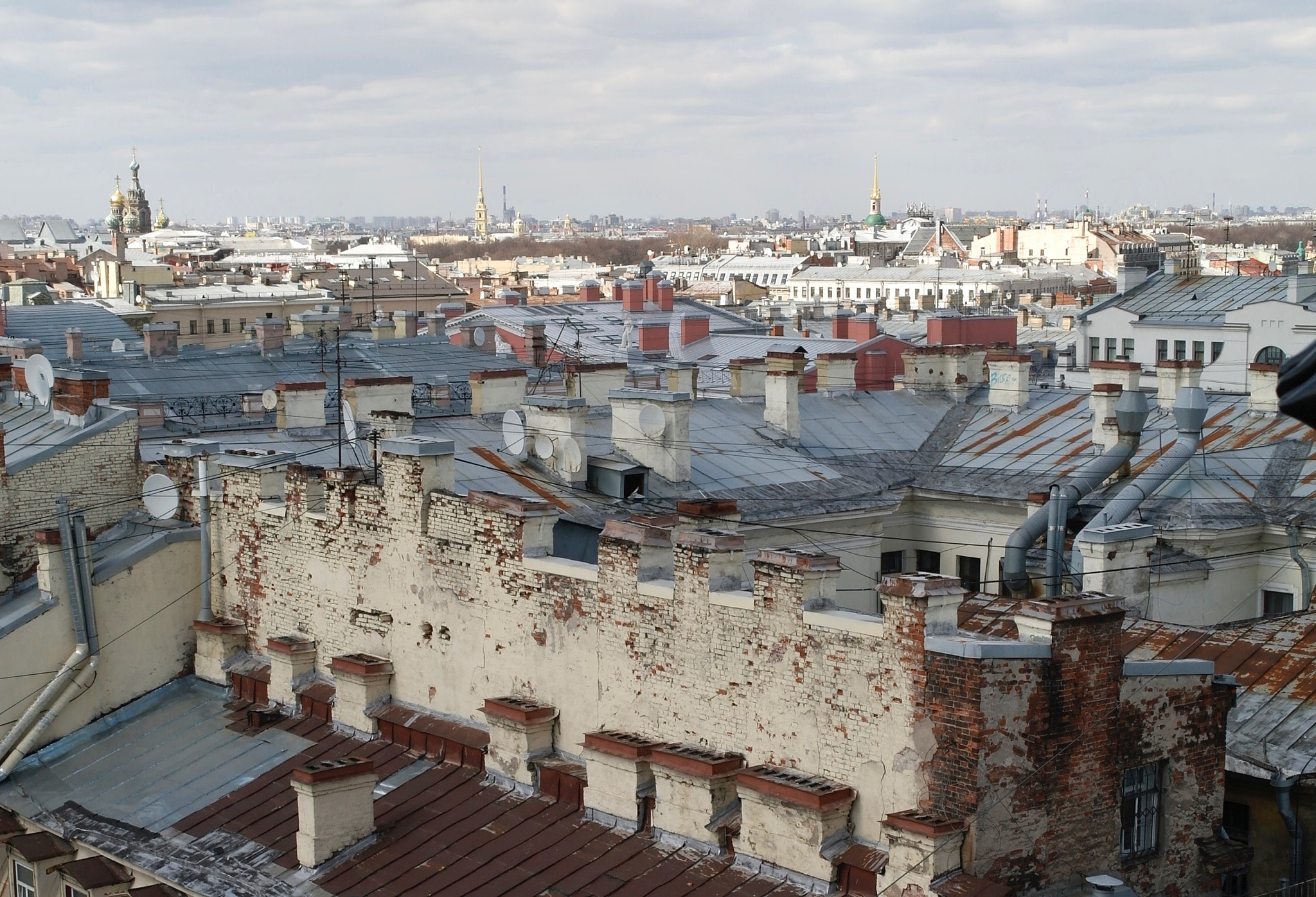 Samsung NX11 sample photo. On the roof. saint-petersburg photography