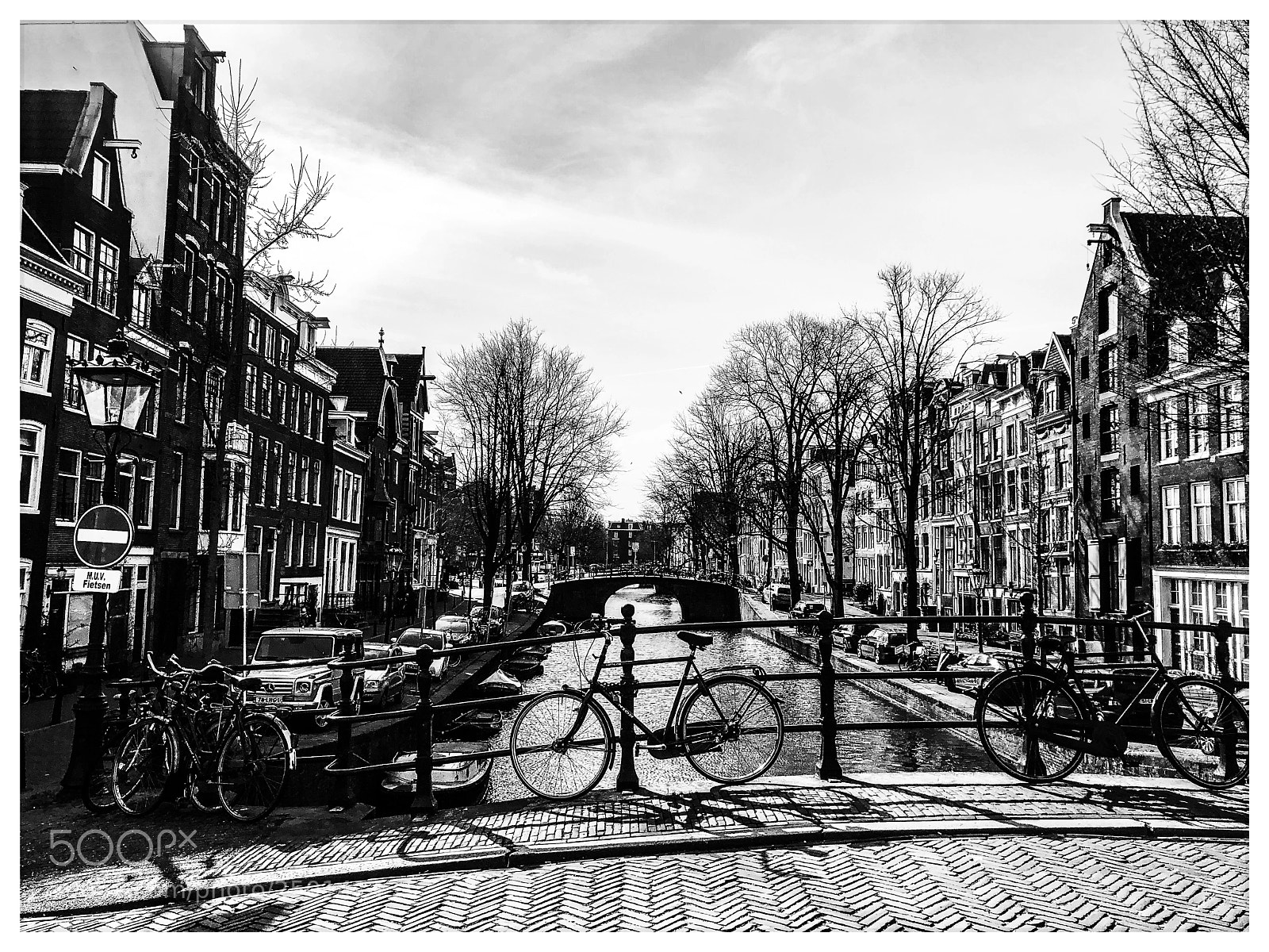 Apple iPhone X sample photo. Bikes & canal of amsterdam  photography
