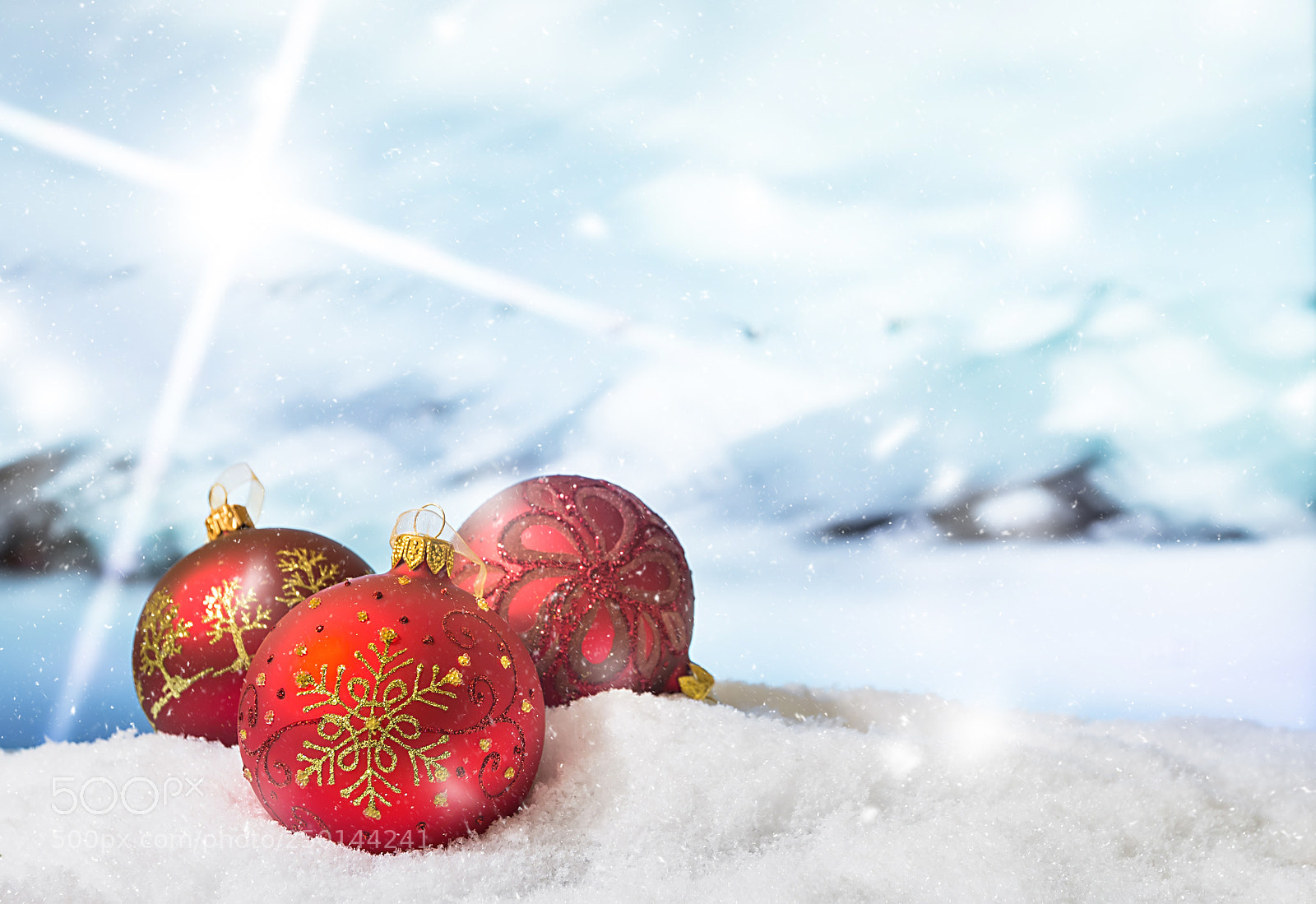 Canon EOS 70D sample photo. Winter christmas background. photography