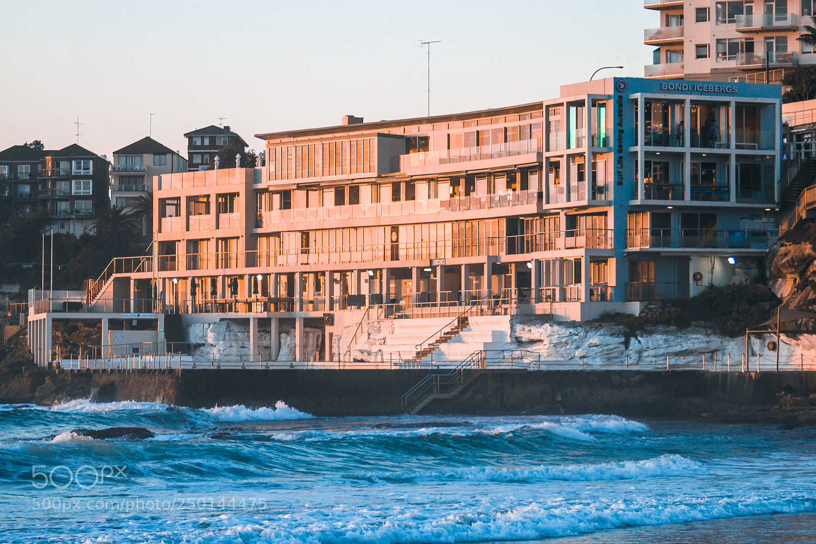 Canon EOS 7D sample photo. Sunrise at bondi beach photography
