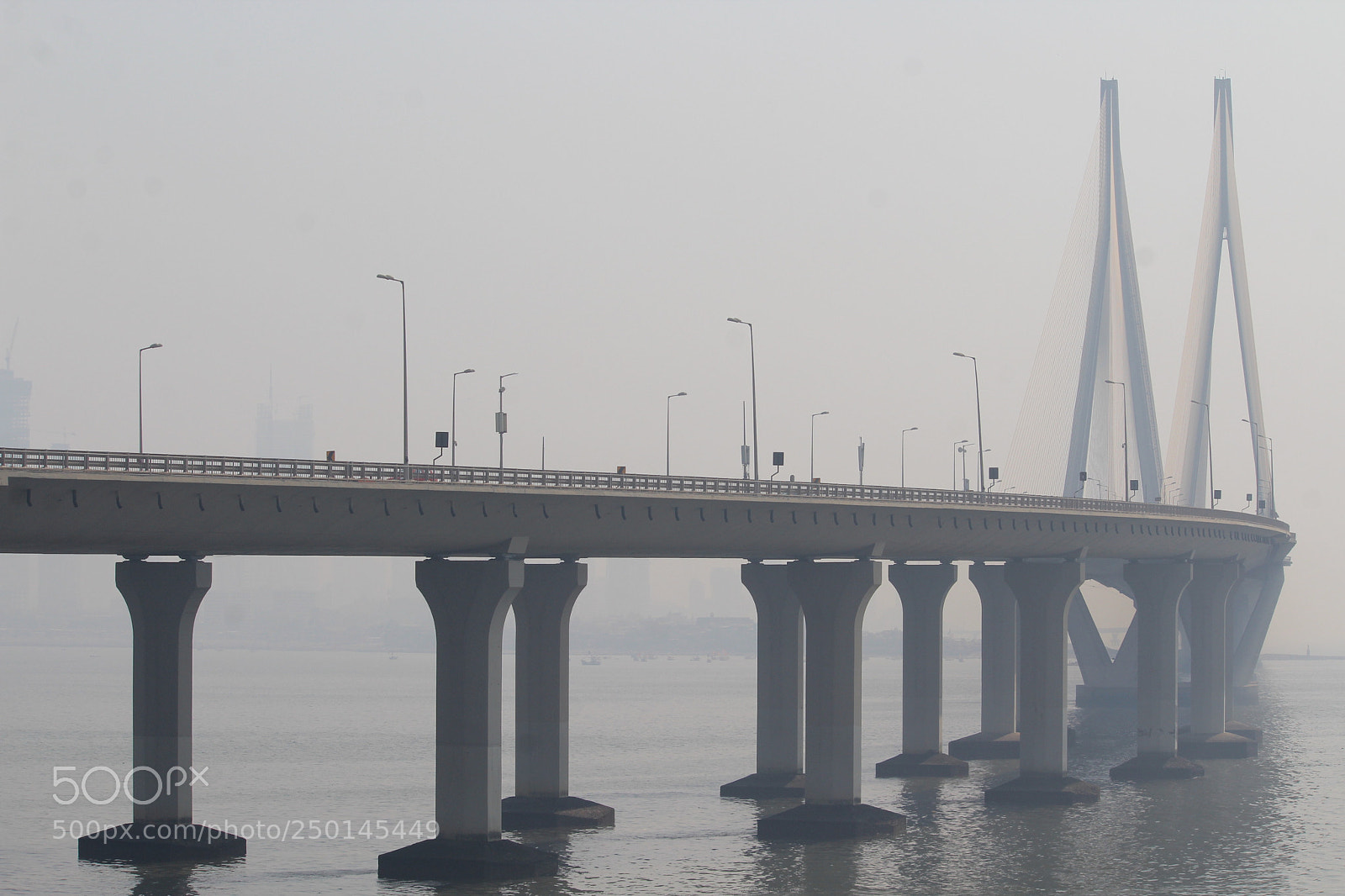 Canon EF-S 55-250mm F4-5.6 IS II sample photo. Bandra sealink day view. photography