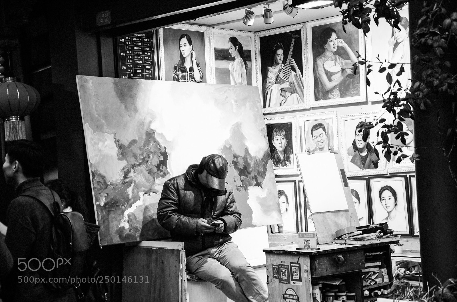 Nikon D7000 sample photo. Painter photography