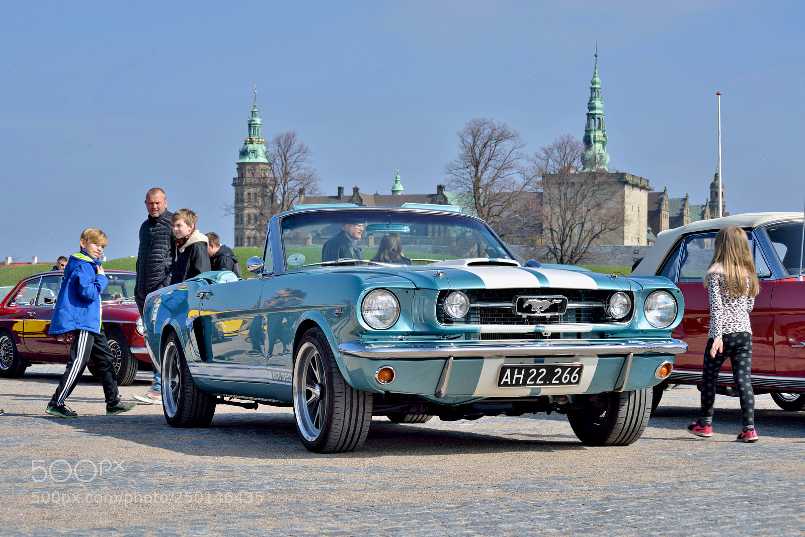 Nikon D610 sample photo. Mustang 66 convertible at photography