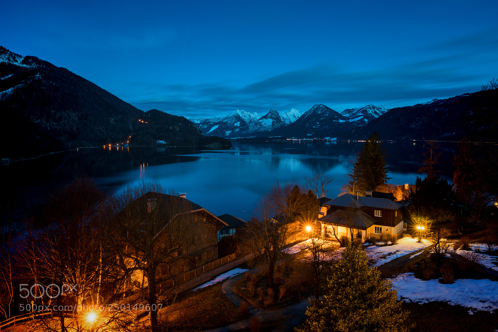 Canon EOS 5D Mark IV sample photo. Blue hour of austria photography